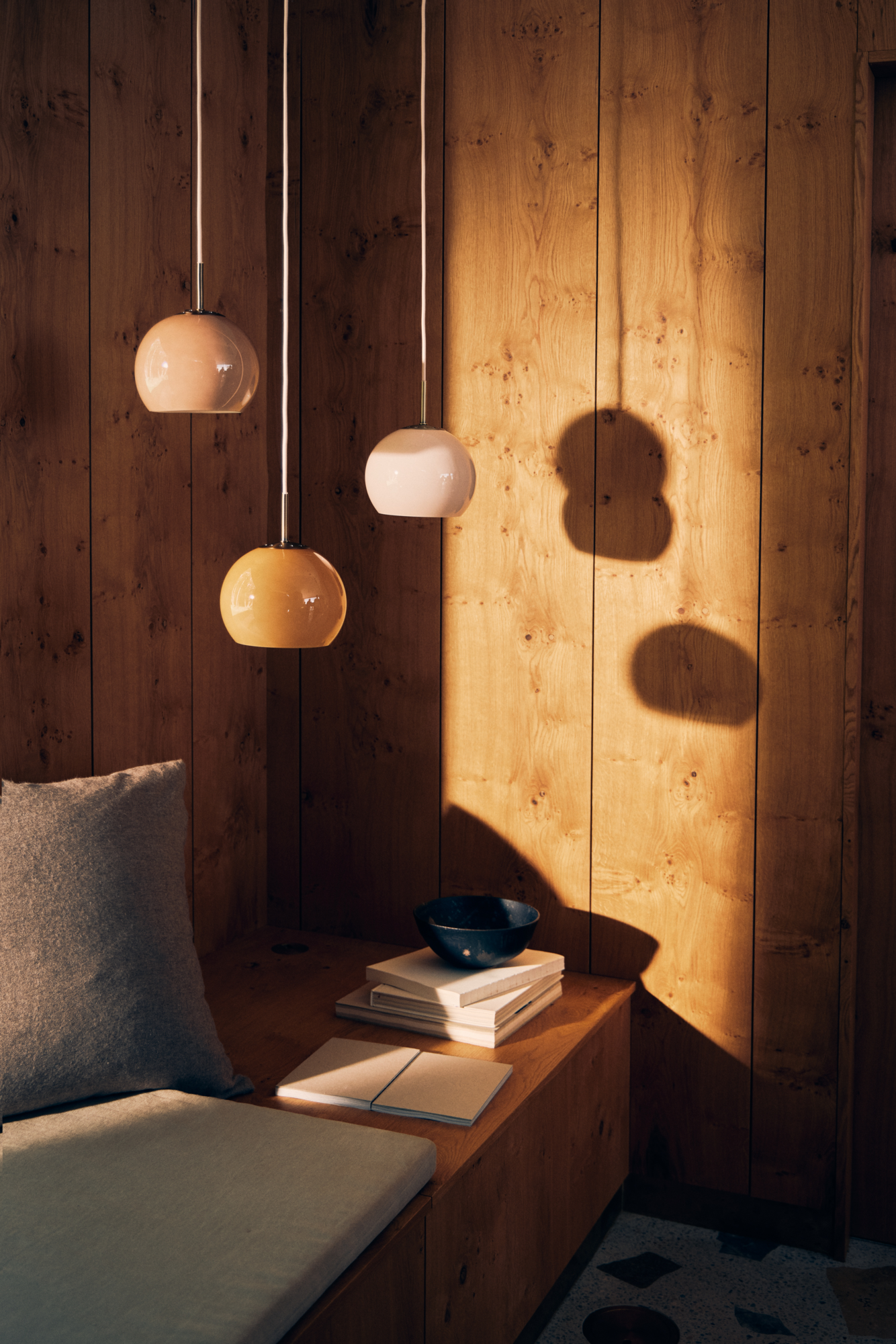 Hanglamp Ball Glass Ø18 cm cappuccino