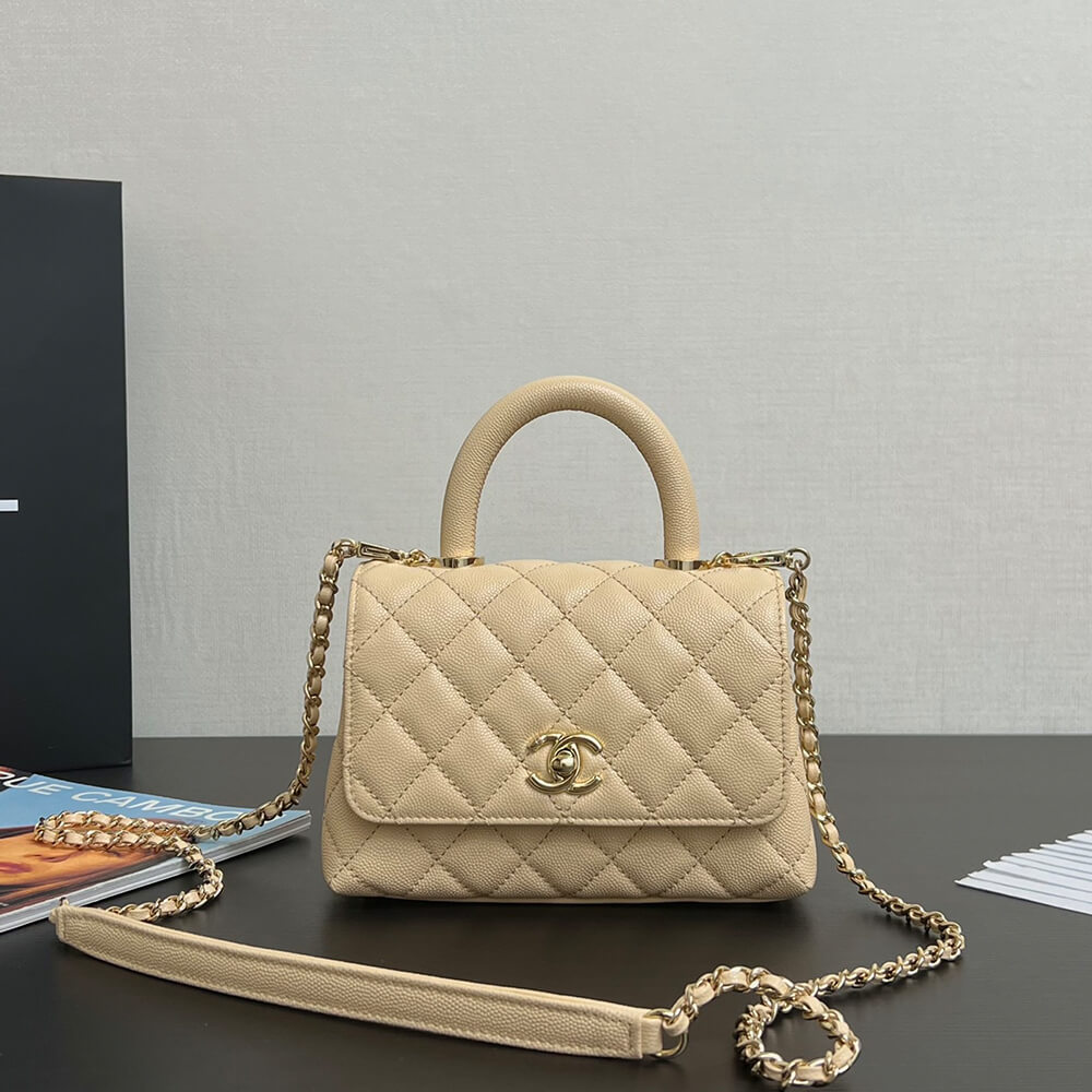 Chanel MINI COCO Handle Bag(HIGH-END GRADE) - Top Club