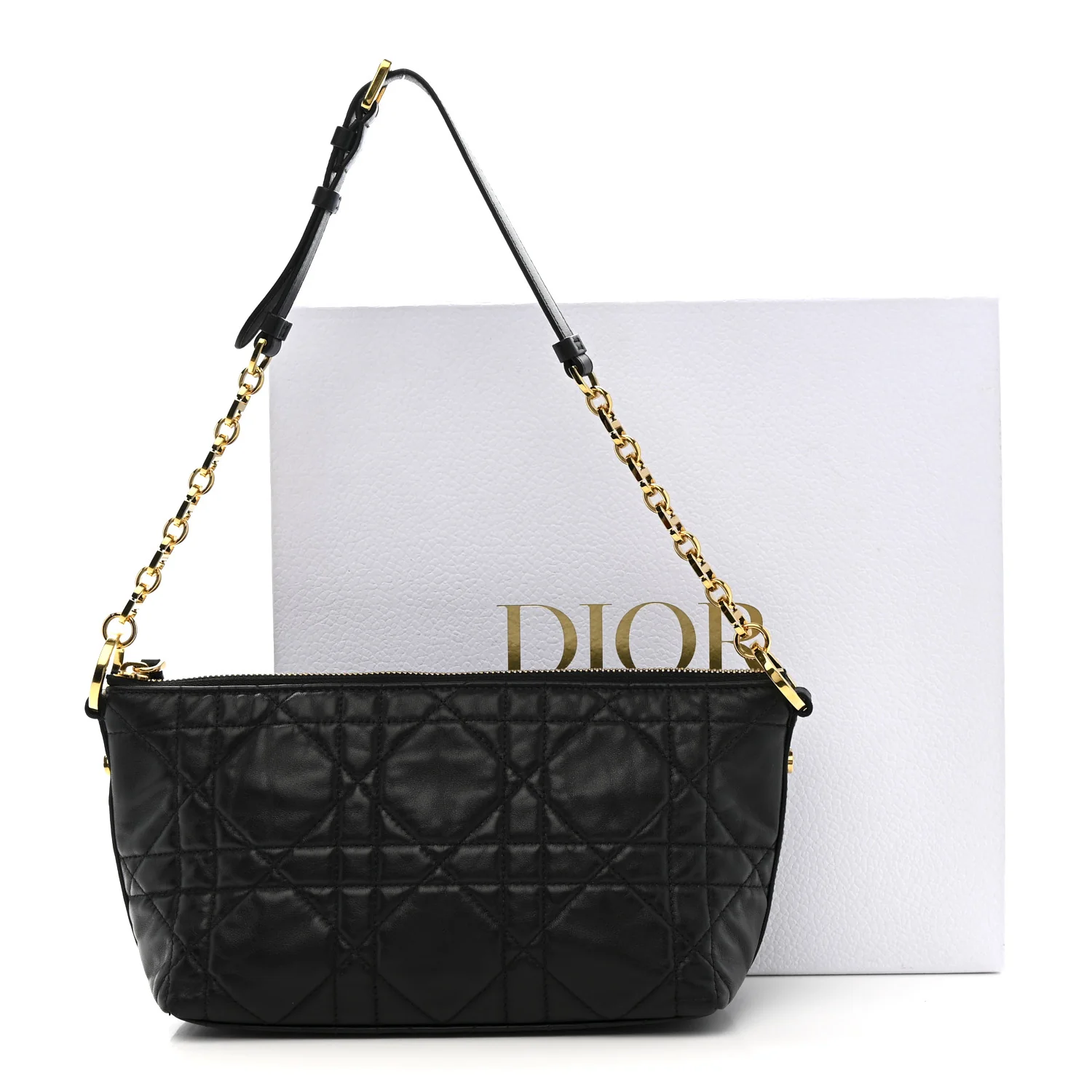 Lambskin Macrocannage DiorStar Hobo Bag Black - Top Club