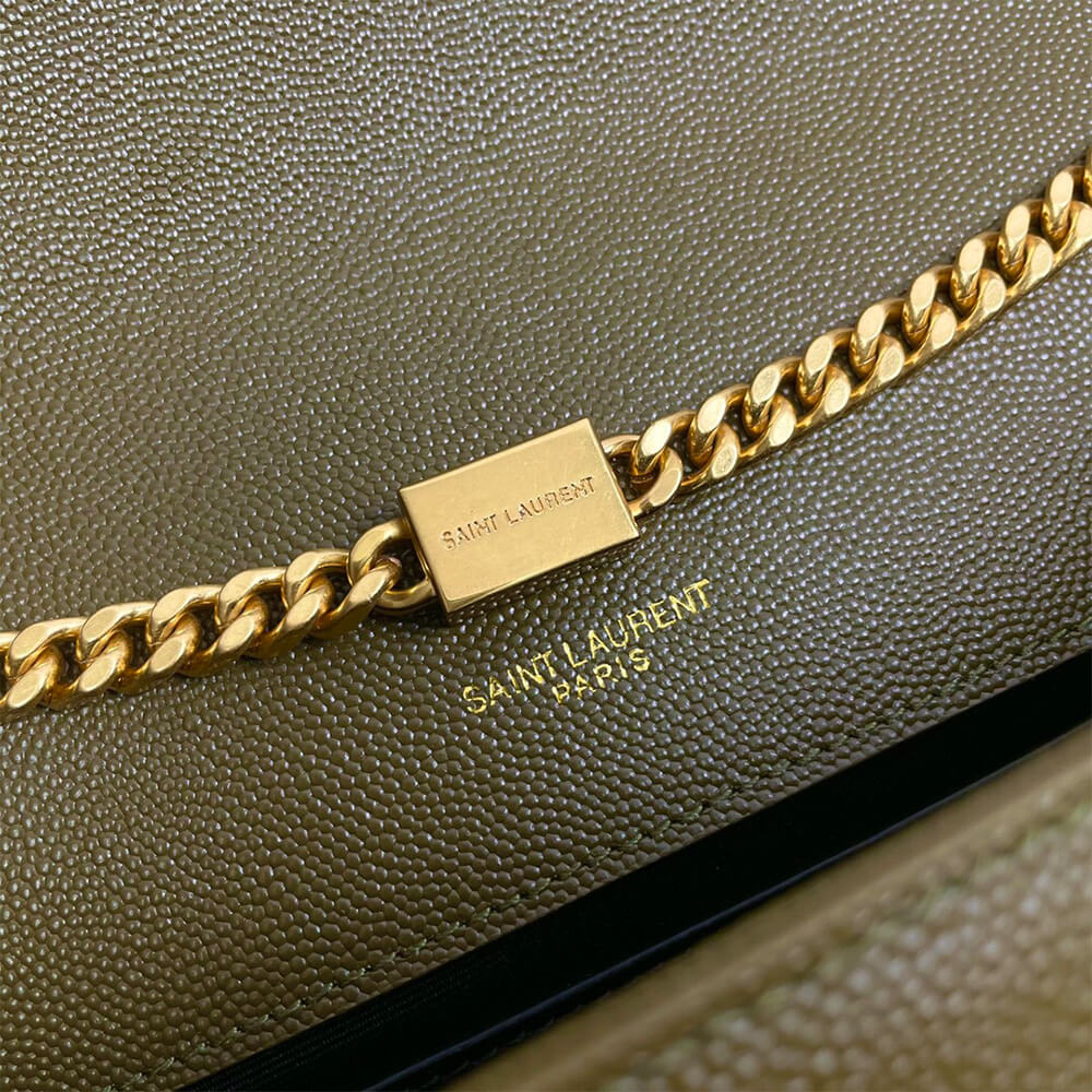 YSL kate medium tassel in grain de poudre embossed leather - Top Club