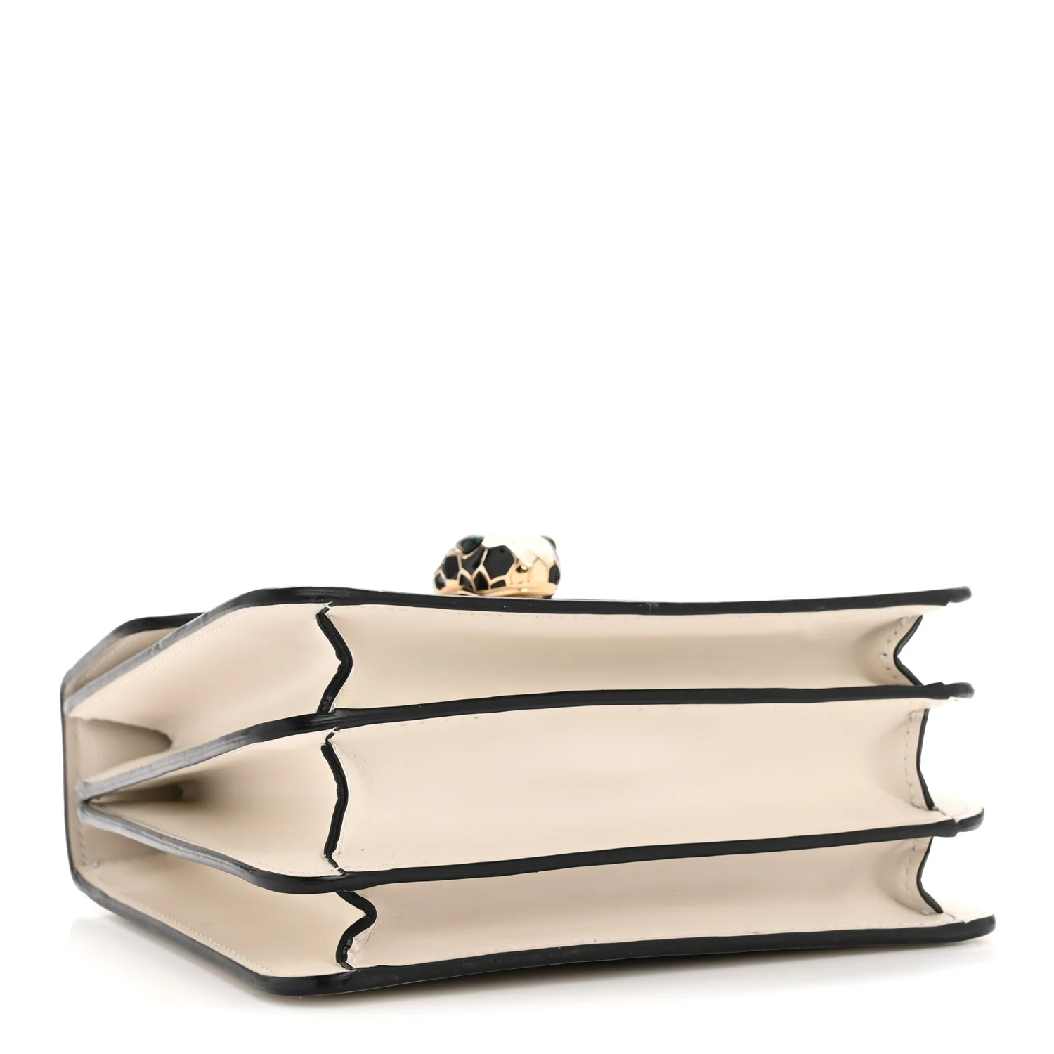 Calfskin Serpenti Forever Top Handle White - Top Club