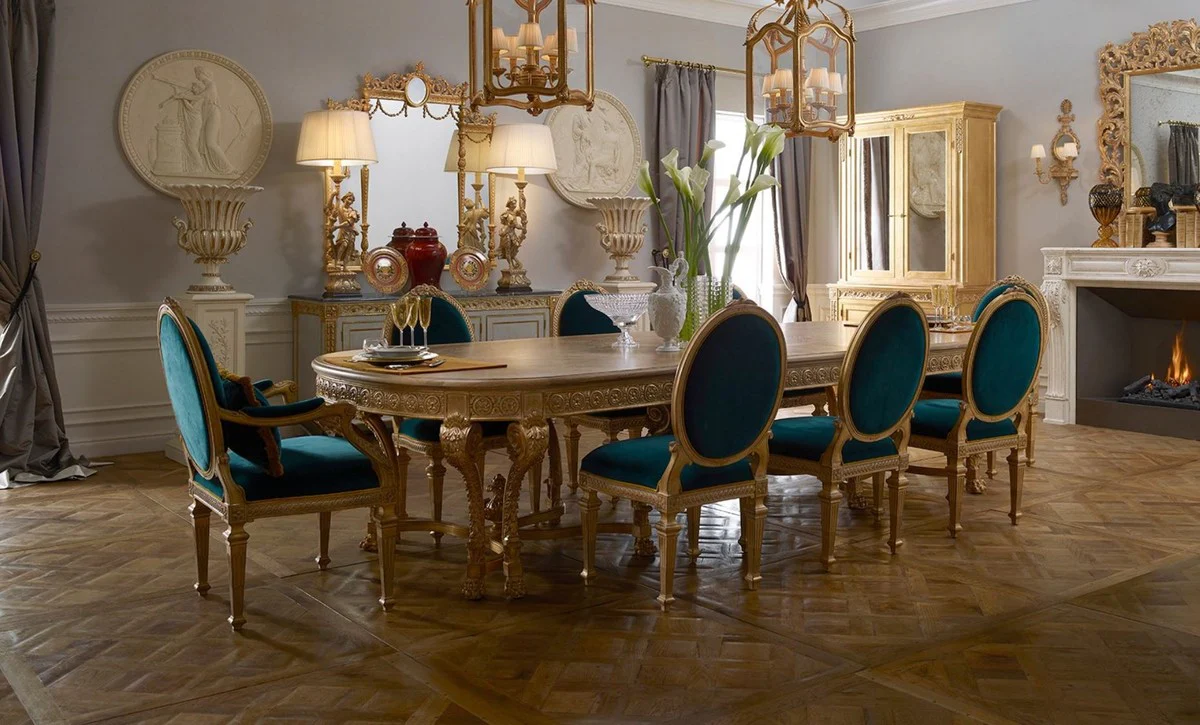 Luxury Baroque Mirror Gold - Italian Baroque Style Wall Mirror - Magnificent Luxury Furniture in Baroque Style - Baroque Furniture - Luxury Quality - Made in Italy