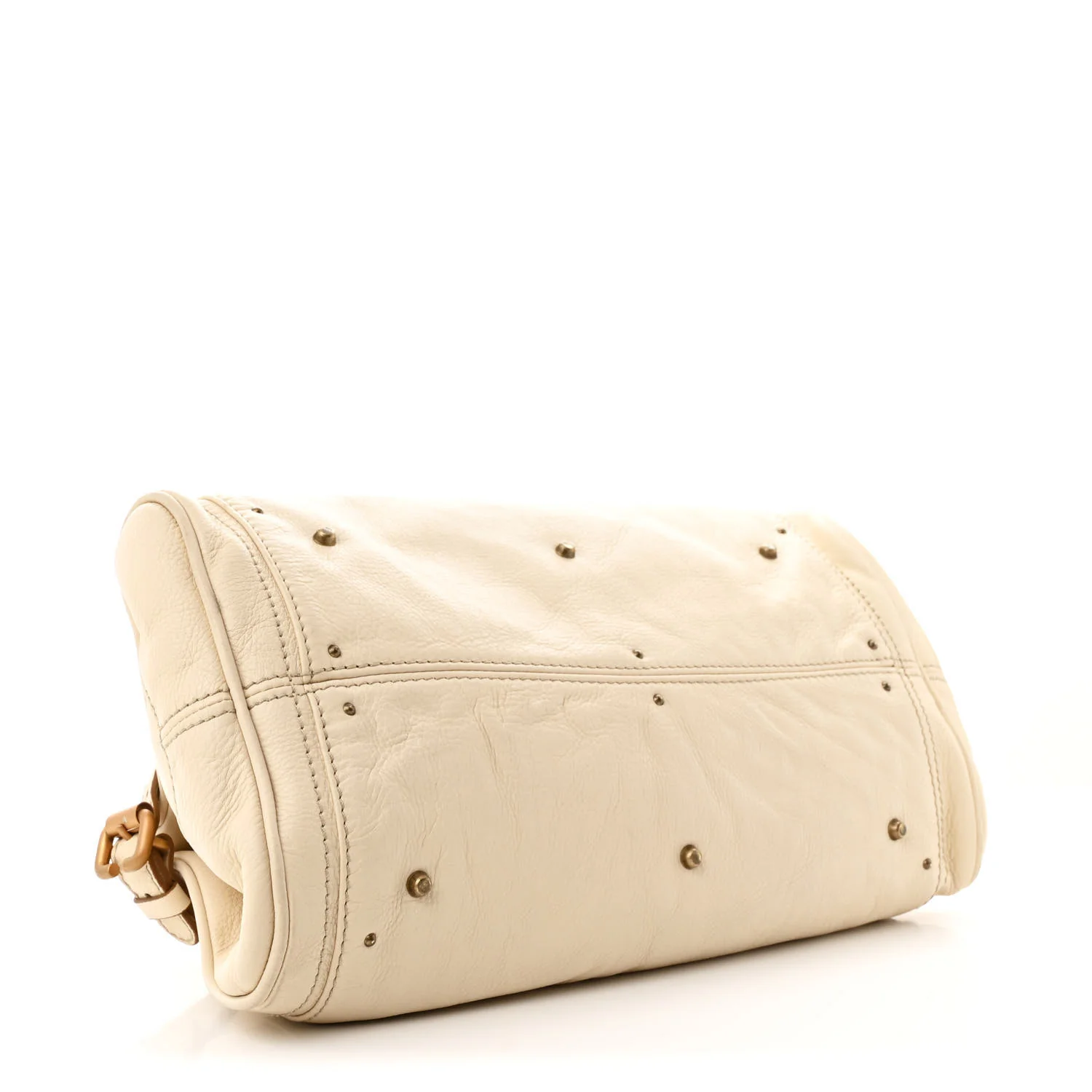 Calfskin Medium Paddington Satchel Ivory - Top Club