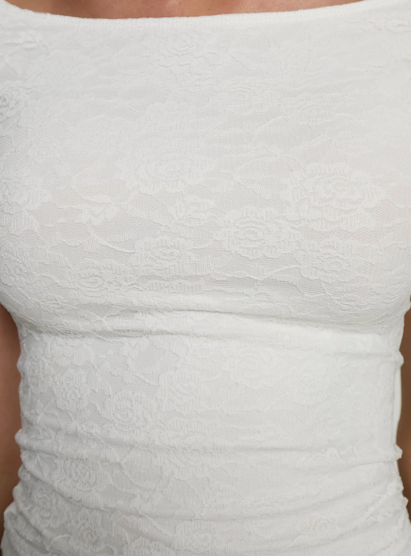 Cheirosa Off Shoulder Lace Top White