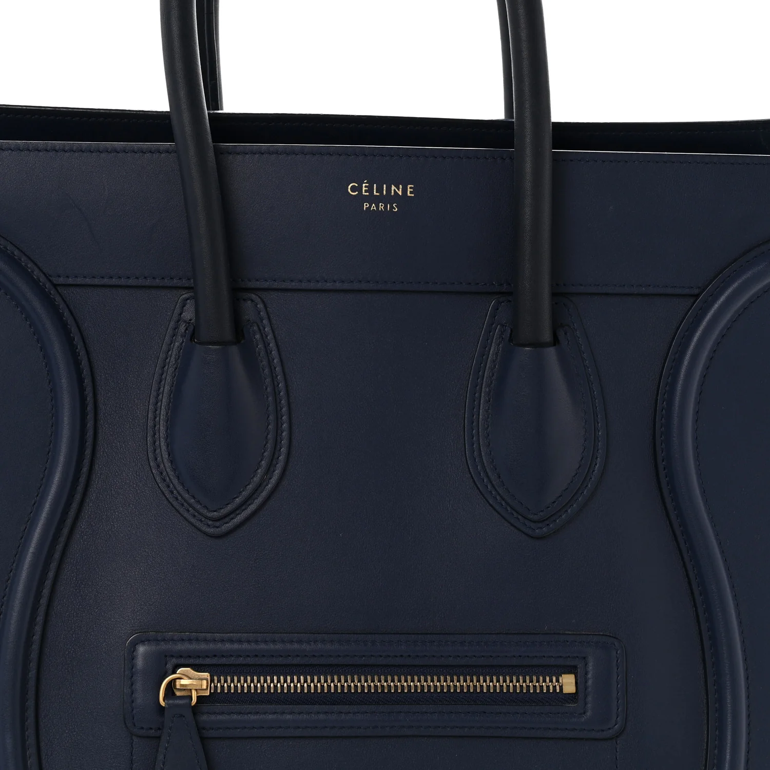 Smooth Calfskin Mini Luggage Ink - Top Club