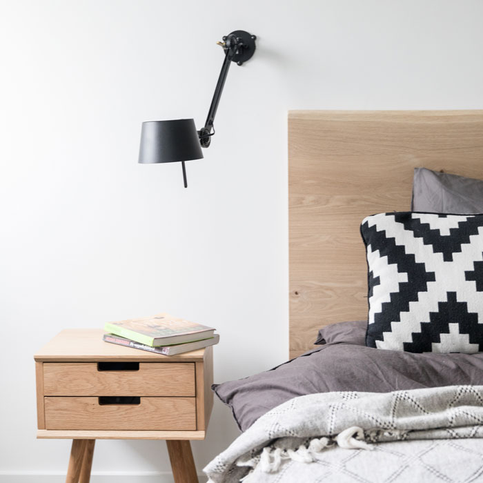Wandlamp Bolt sidefit small install flux green