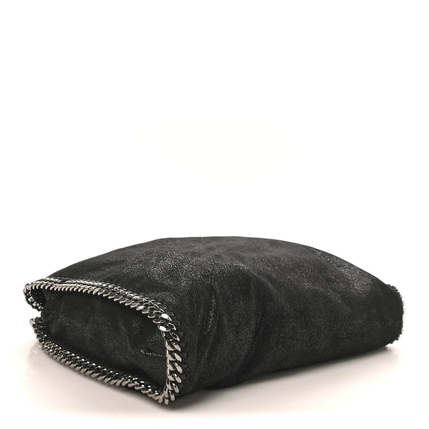 Shaggy Deer Falabella Fold Over Tote Black - Top Club