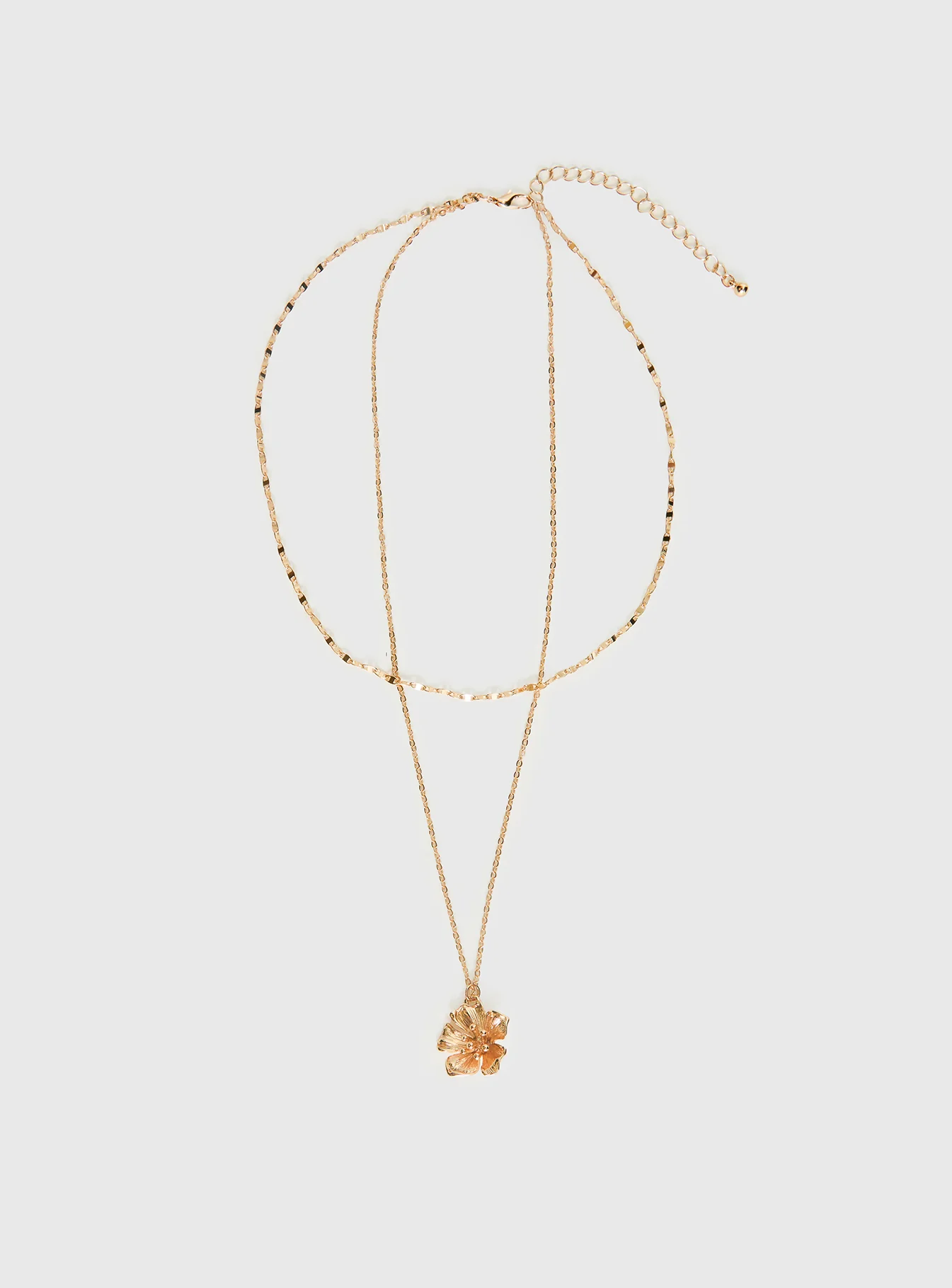 Osias Hibiscus Necklace Pack Gold