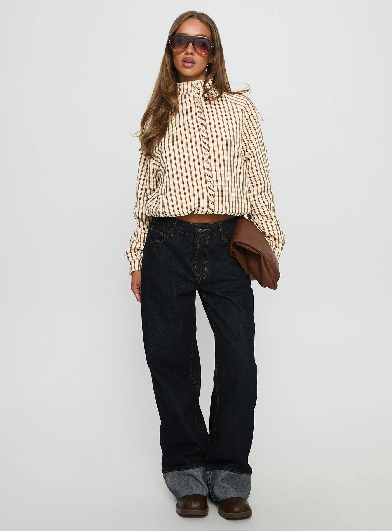 Kalle Jacket Brown Check