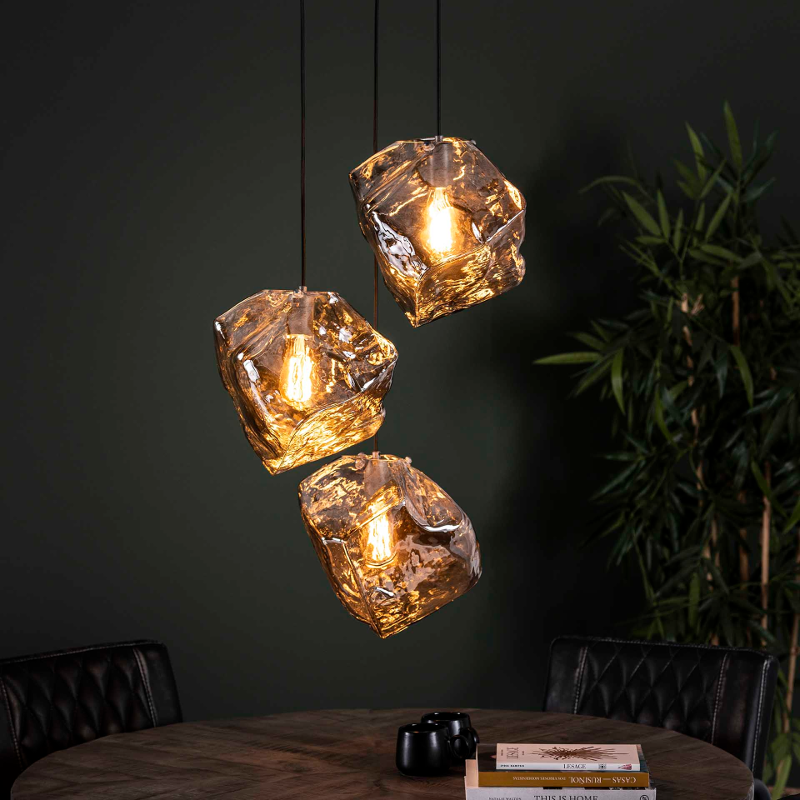 Hanglamp Barnsley Chroom 3L