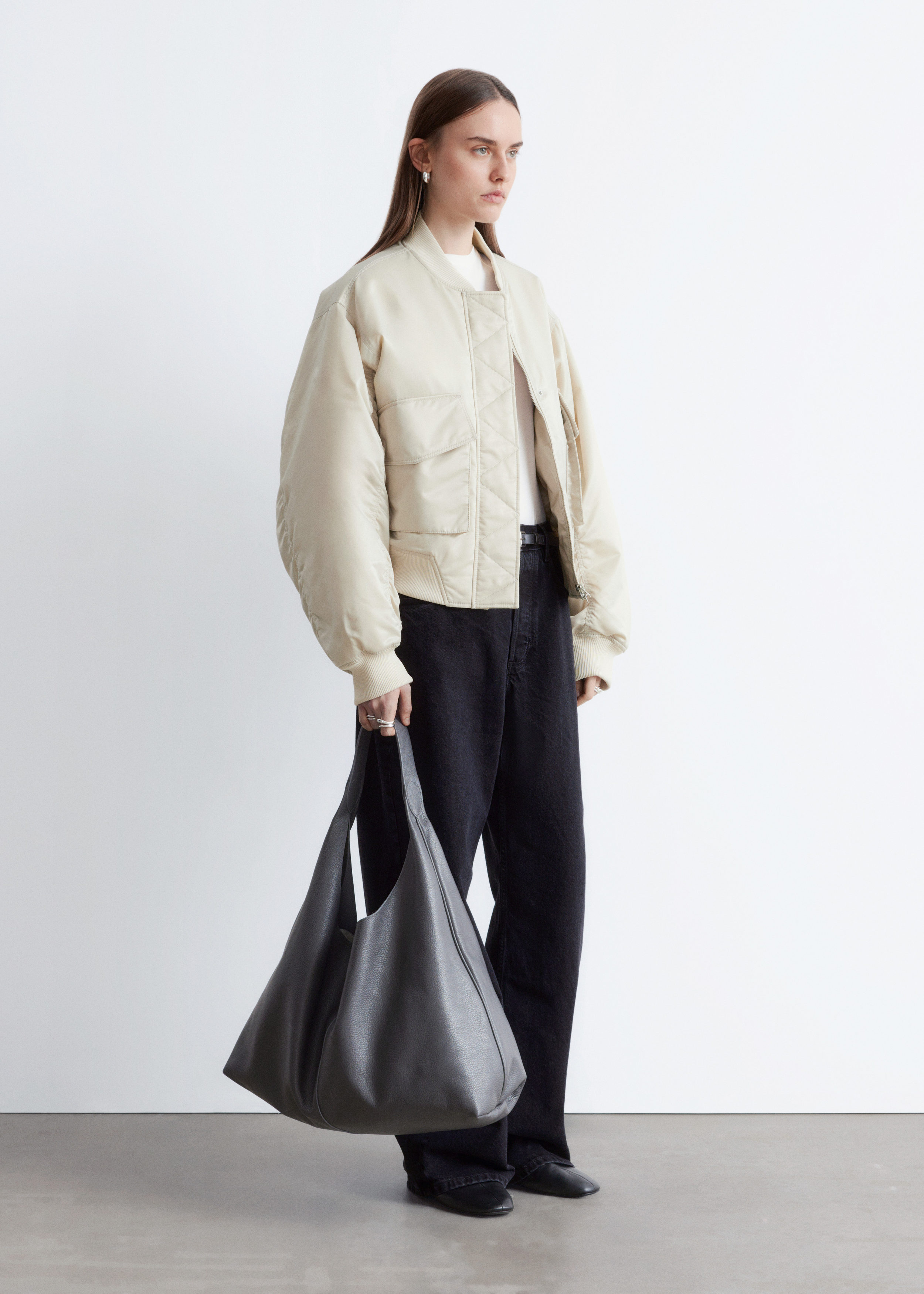 & Other Stories PADDED BOMBER JACKET