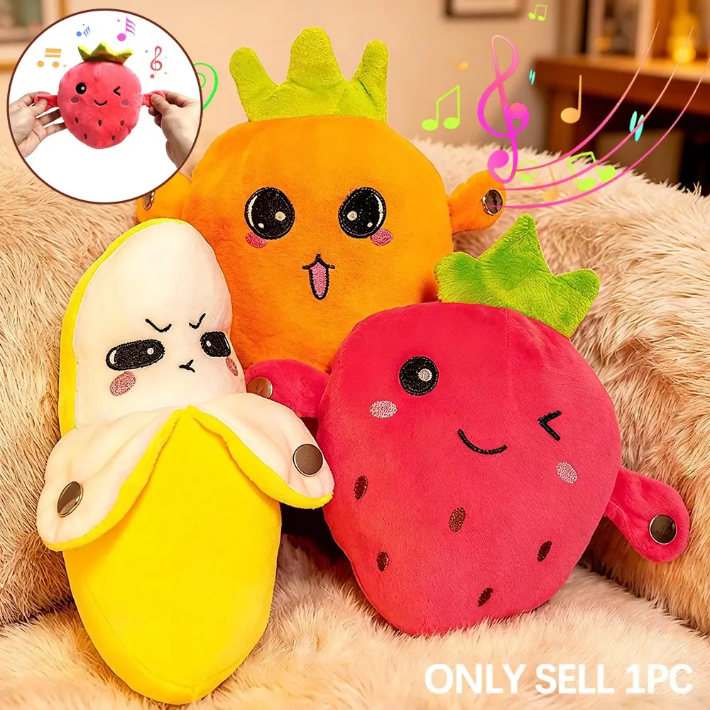 Interactive Fruit Piano Doll