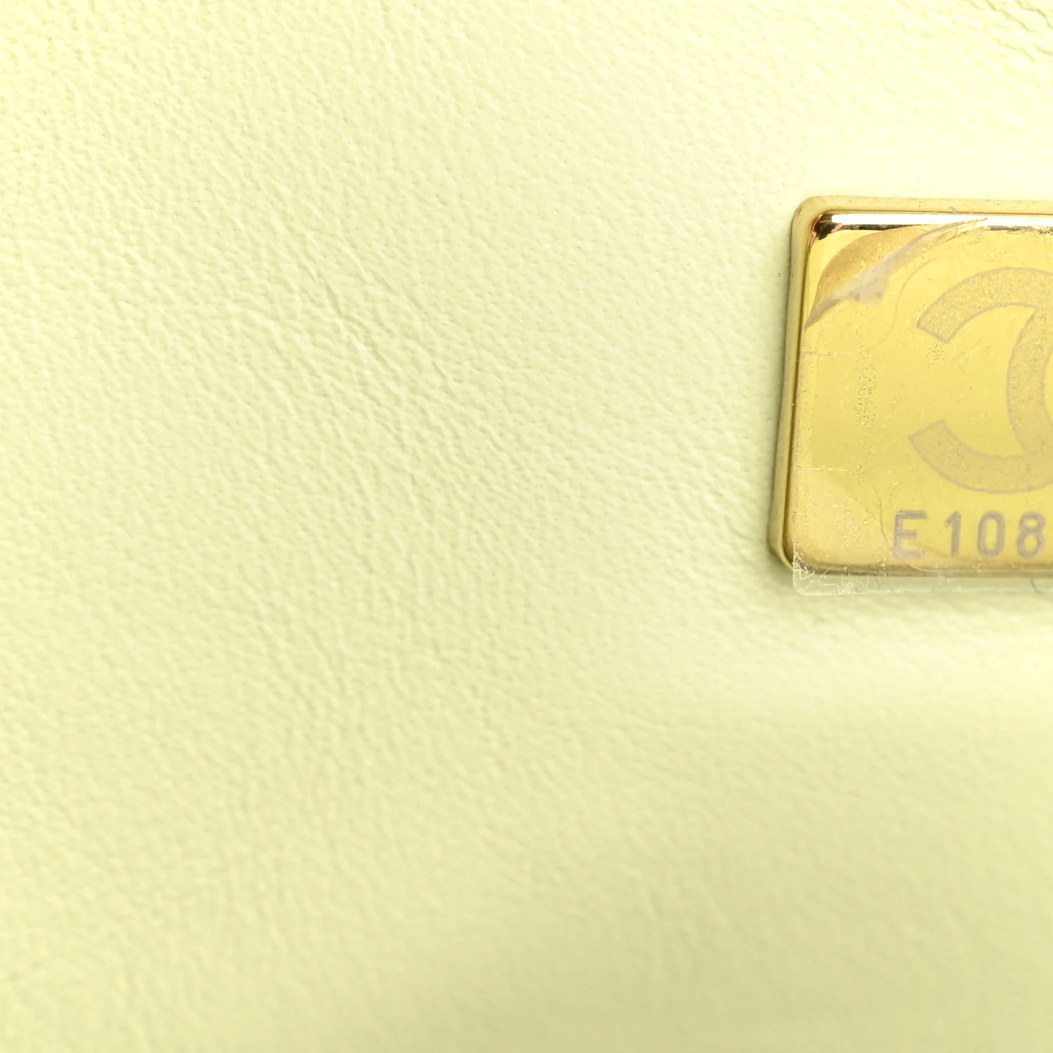 Lambskin Quilted Mini Pearl Crush Flap Light Green - Top Club