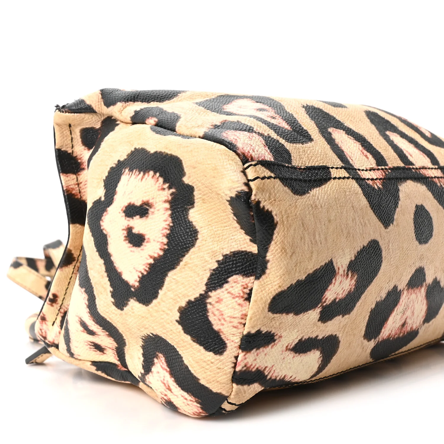 Calfskin Leopard Print Small Pandora Multicolor - Top Club