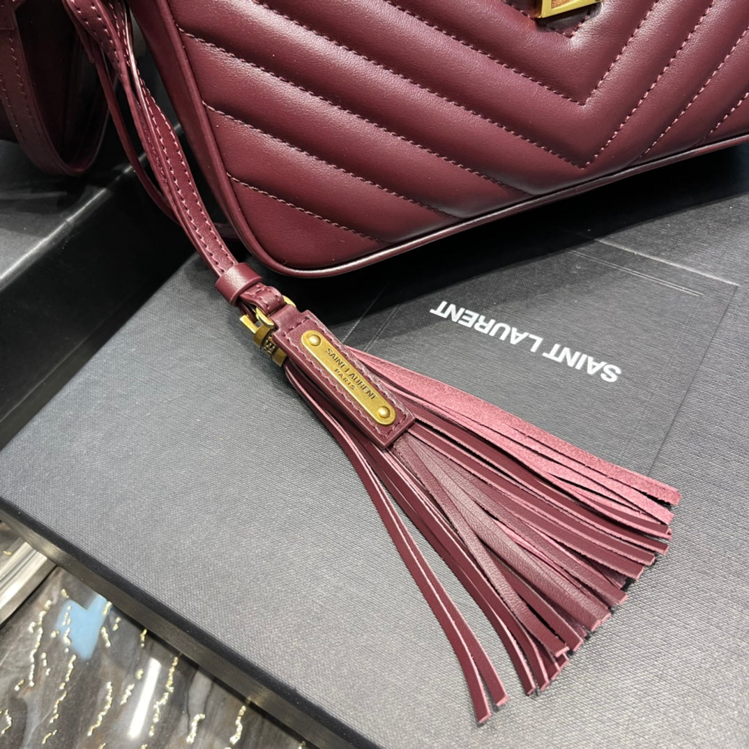Y Lou Camera Bag In Quilted Leather - Top Club