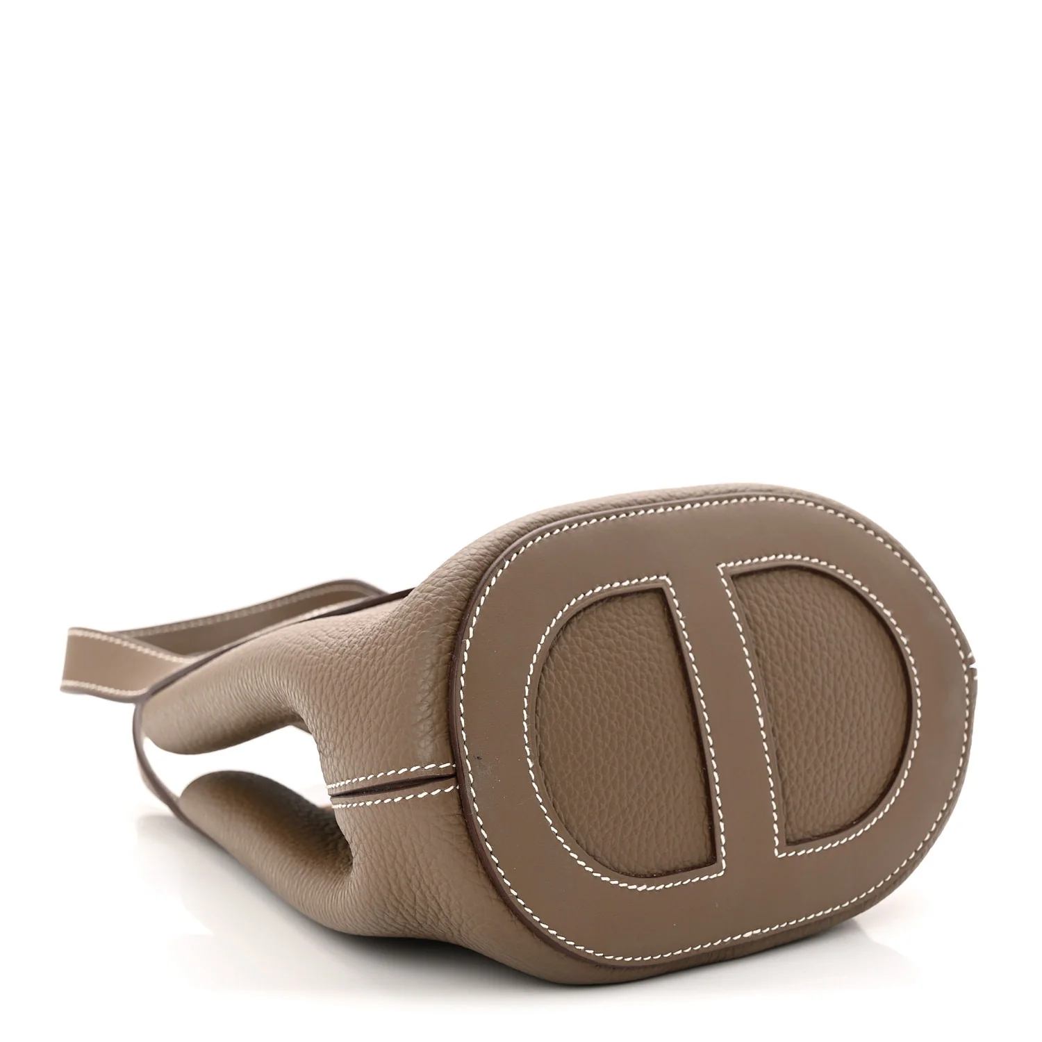 Taurillon Clemence Swift In-The-Loop 18 Bag Etoupe - Top Club