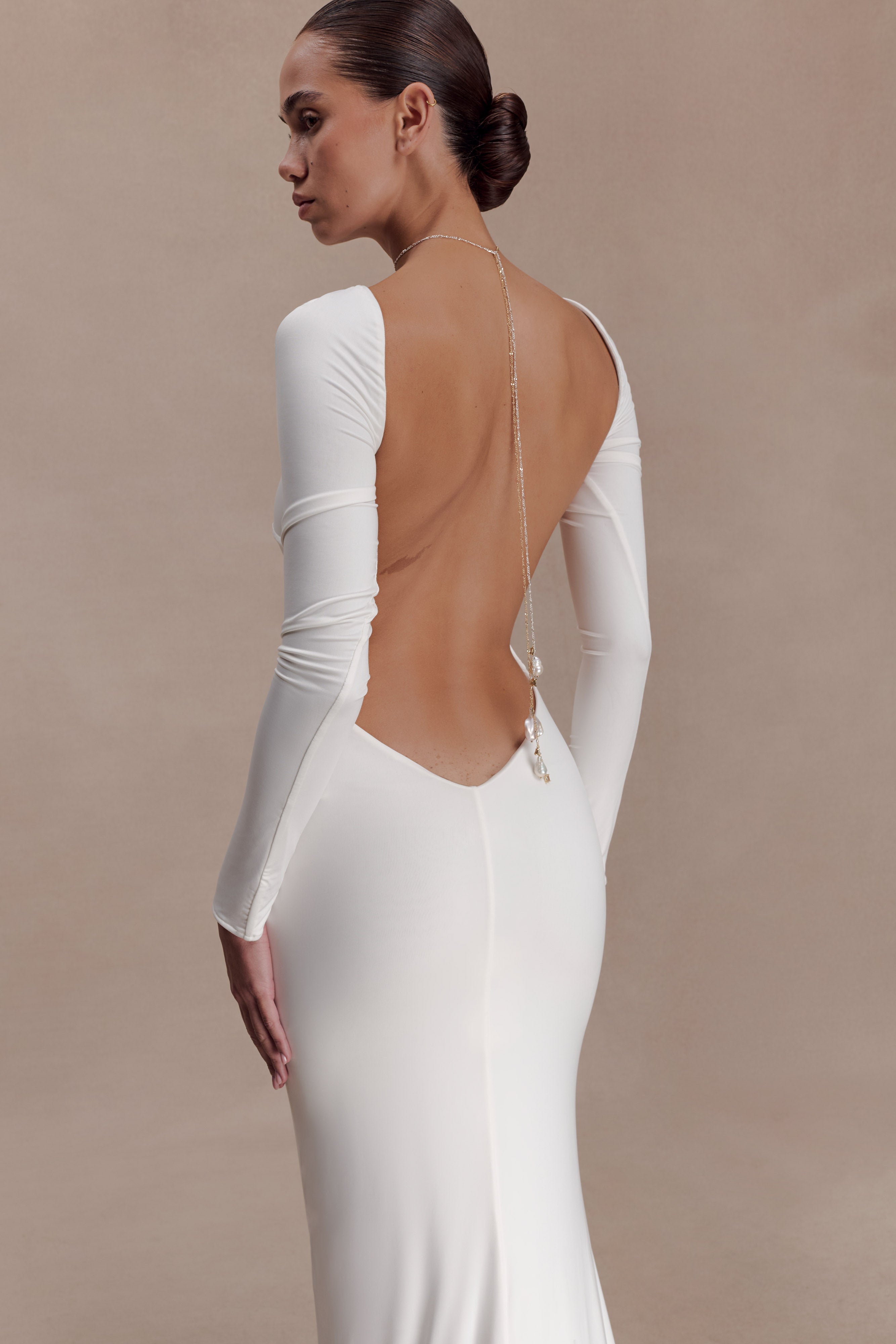 Tallulah Pearl Wrap Chain - Gold