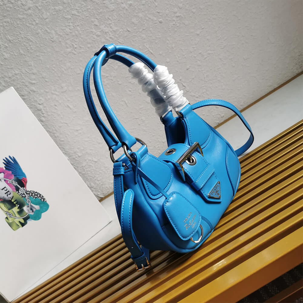 Prada Moon padded nappa-leather bag - Top Club