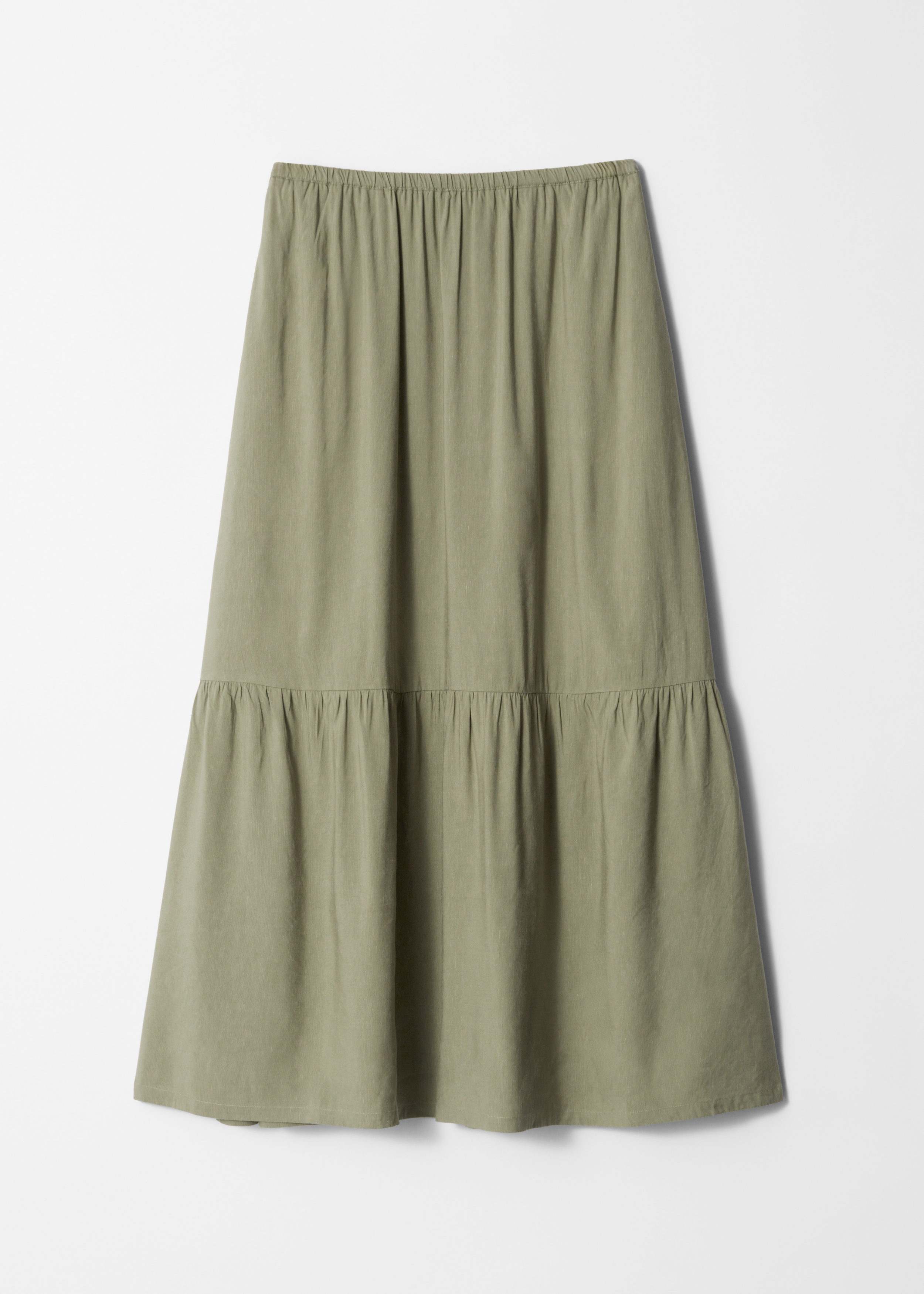 & Other Stories TIERED MIDI SKIRT