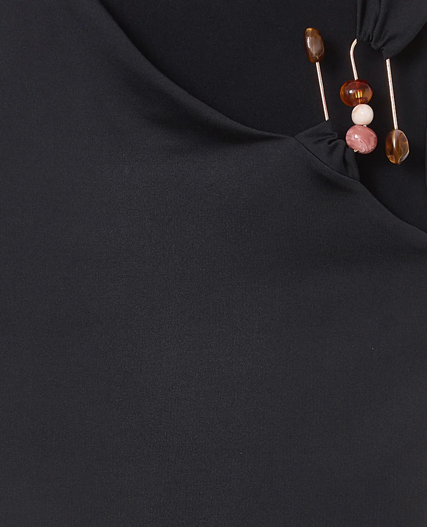 Pimkie Top asymétrique avec détail bijou et pierres