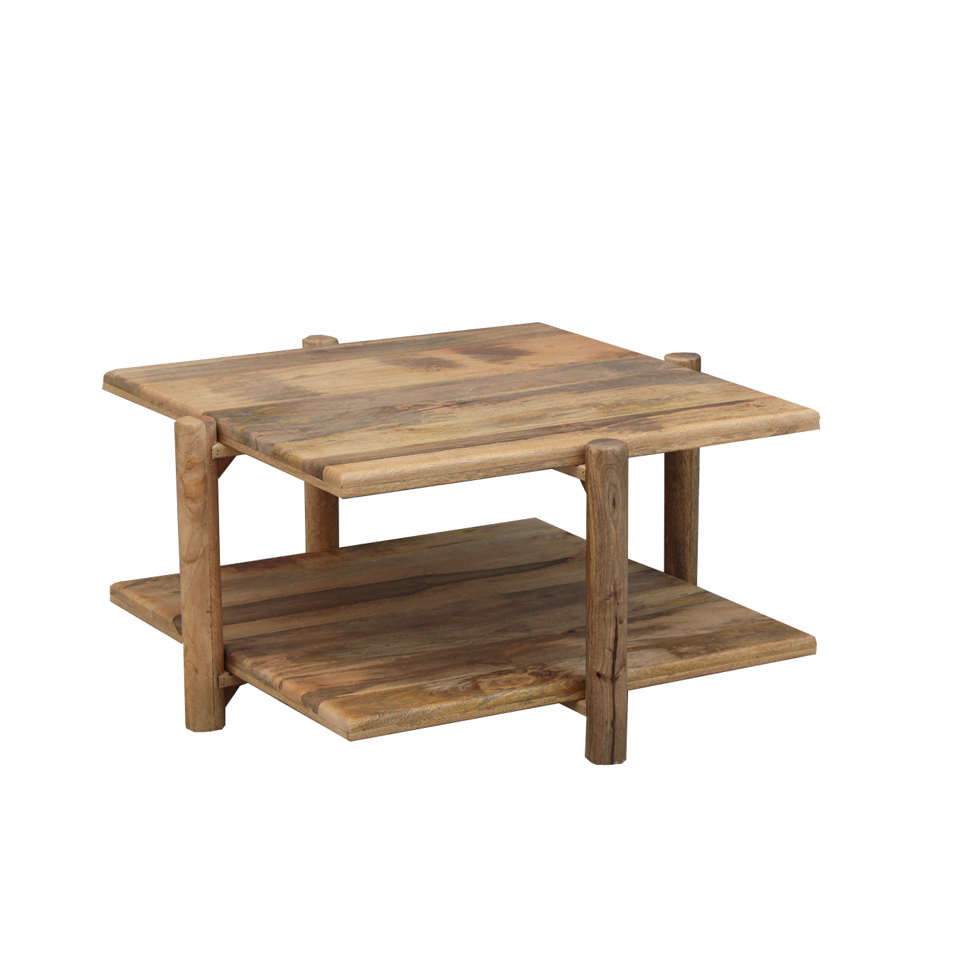 Mango salontafel naturel vierkant