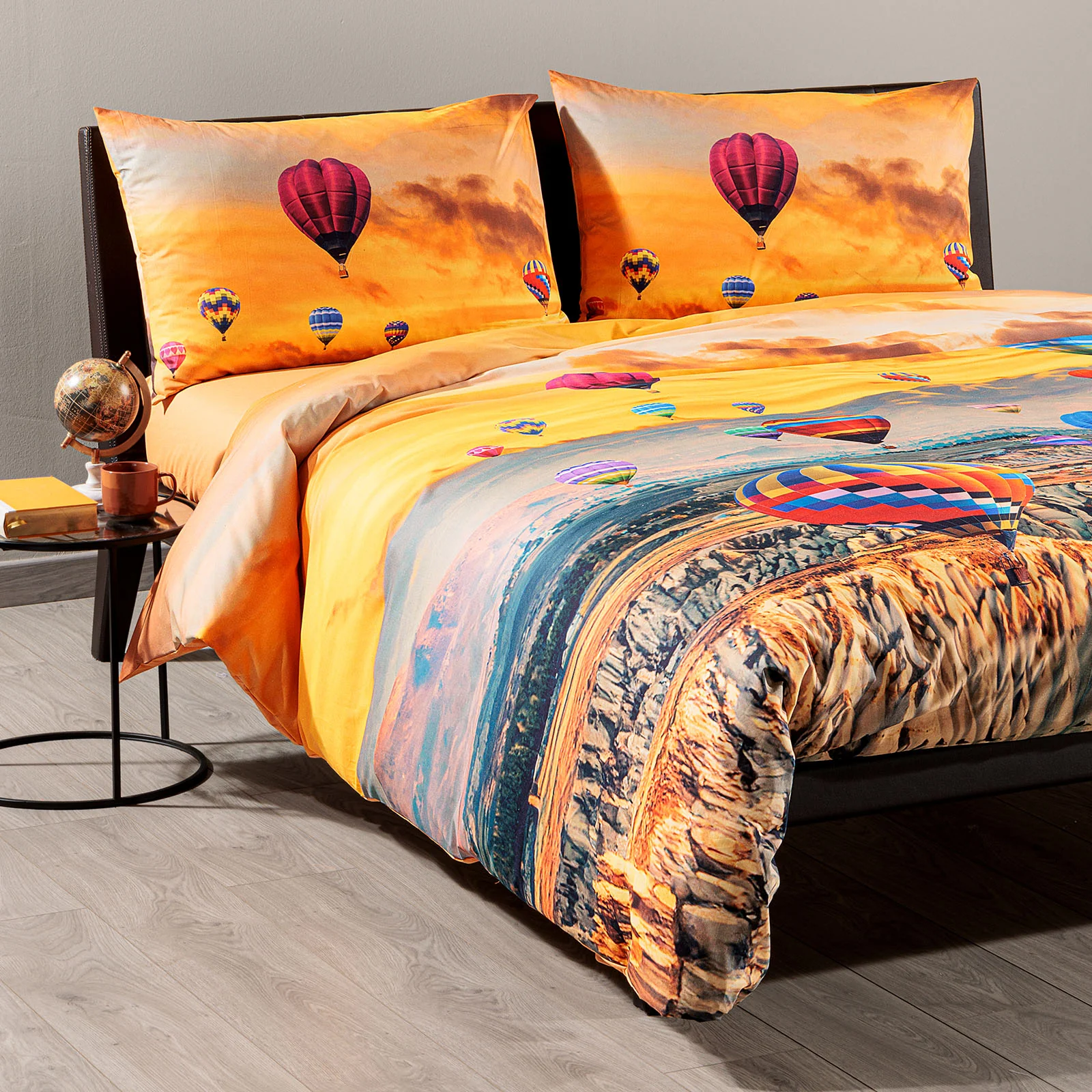 COMPLETE COPRIPIUMINO IN COTTONO CAPPADOCIA SINGLE Dreams of travel