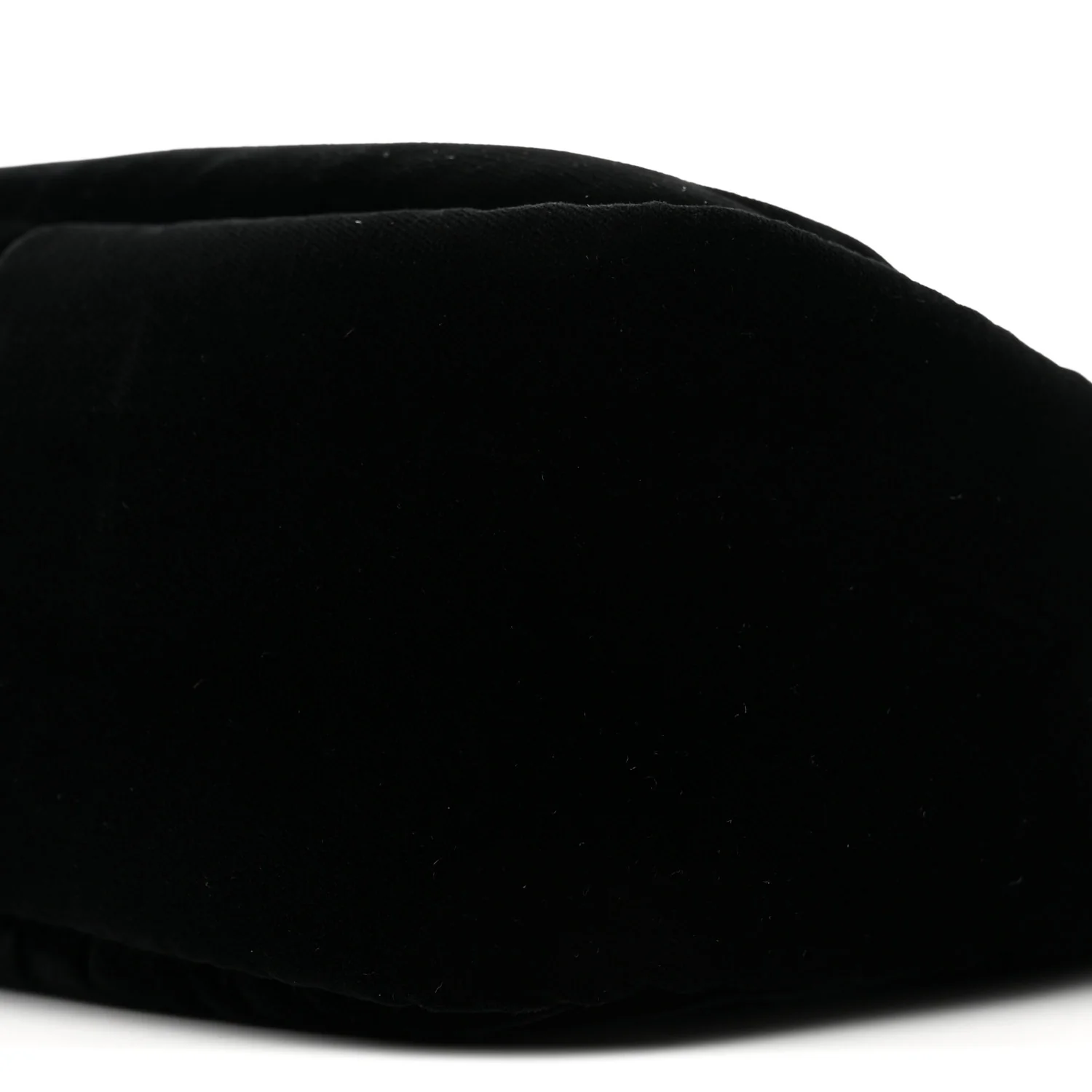 Padded Velvet Mini Bag Black - Top Club
