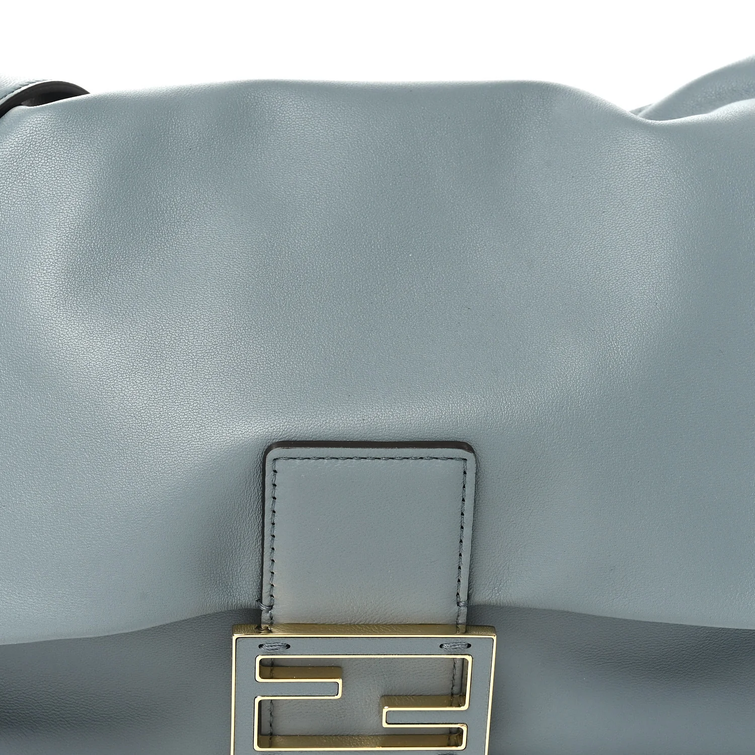 Nappa Medium Mamma Baguette Light Blue - Top Club