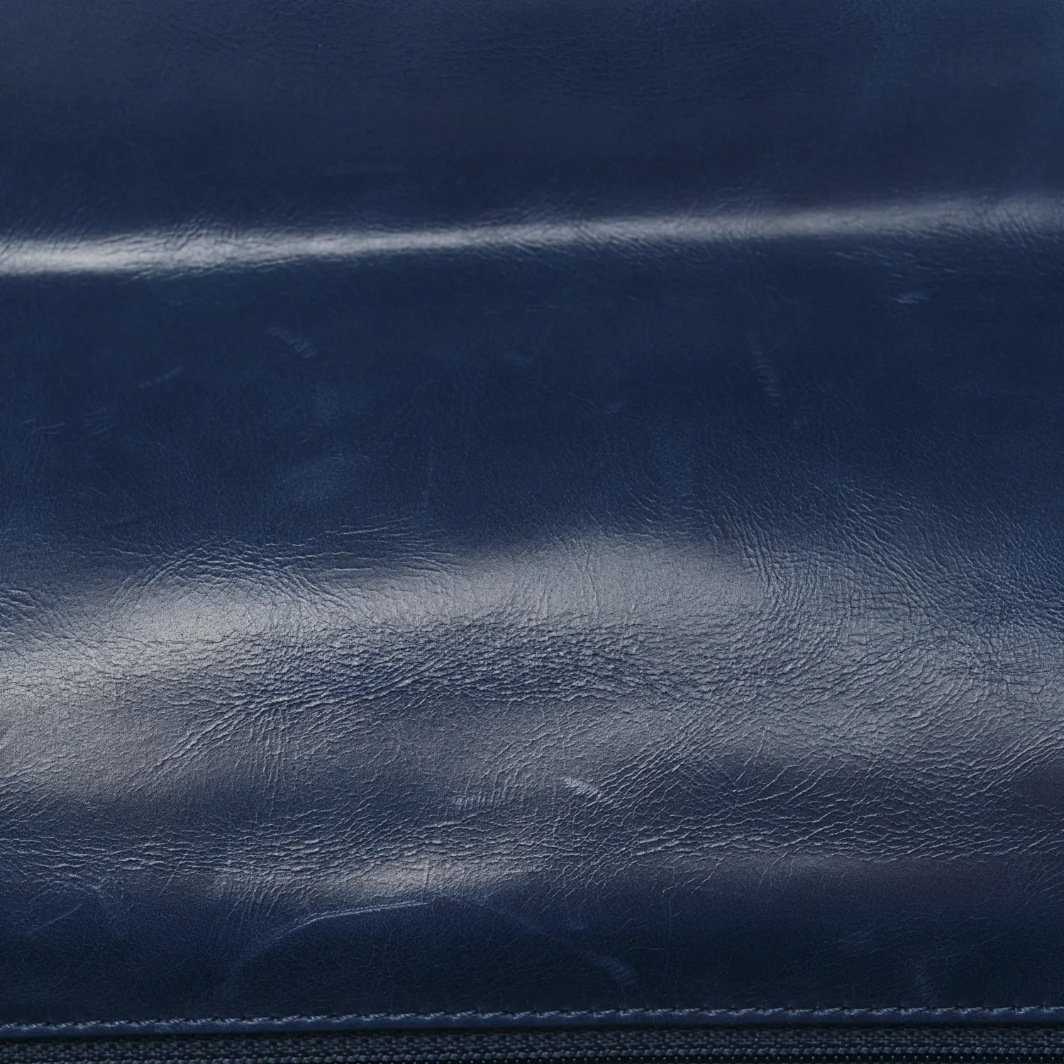 Aged Calfskin Chevron Quilted Small Coco Handle Flap Blue - Top Club