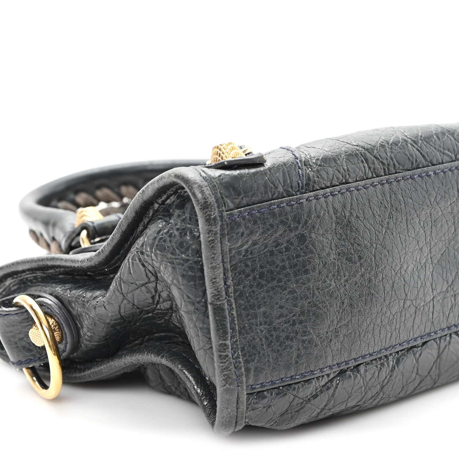 Agneau Giant 12 Gold Hardware Mini City Anthracite - Top Club