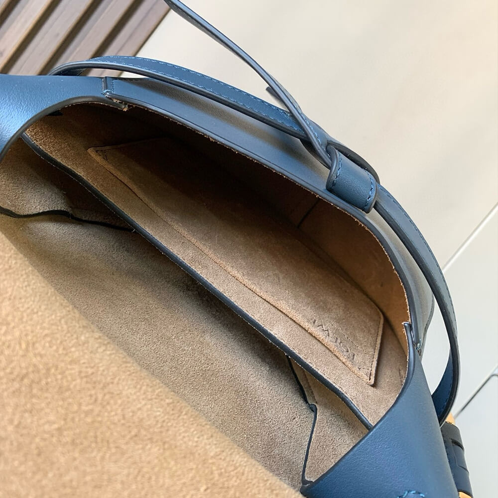 Loewe Small Gate bag in soft calfskin and jacquard - Top Club