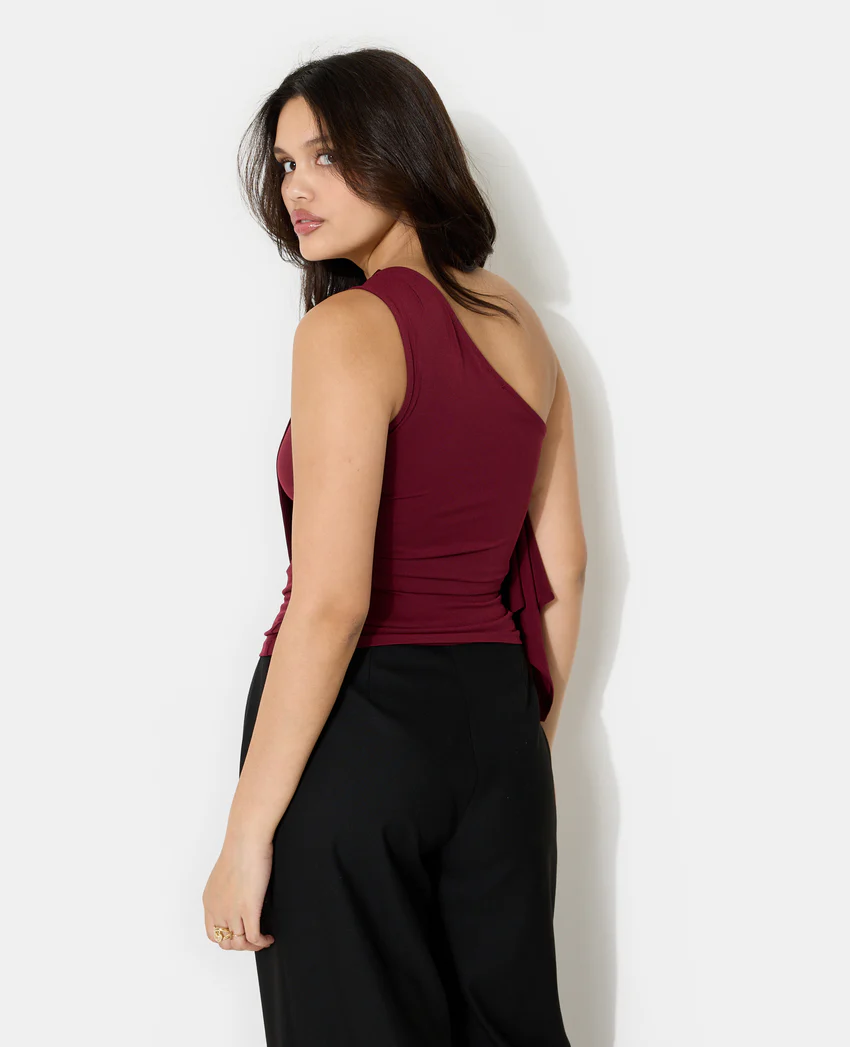 Pimkie Top asymétrique avec détail bijou et drapés