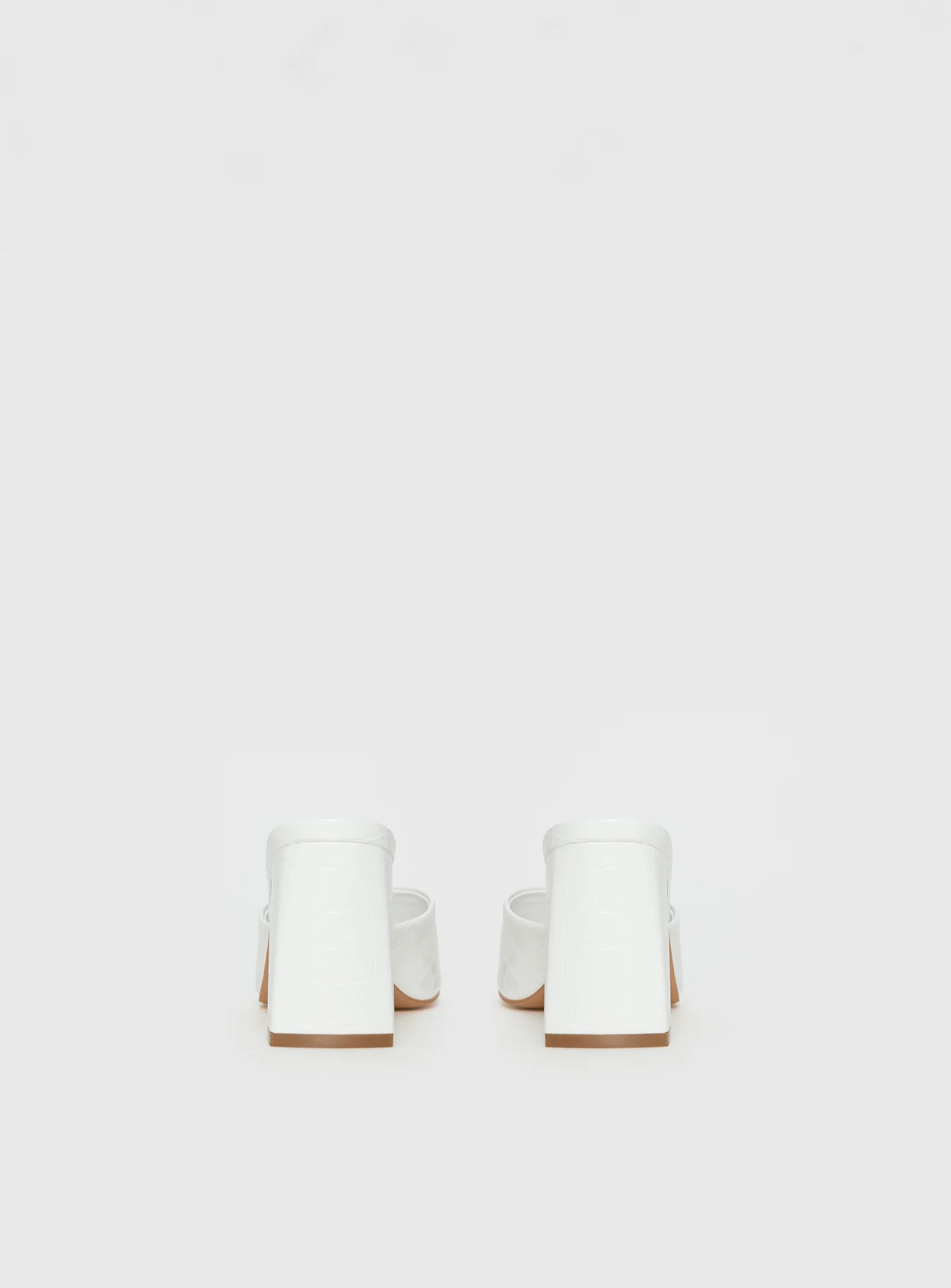 Sunset Boulevard Heels White