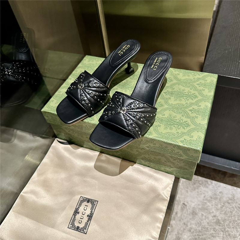 gucci high heel fish mouth sandals and slippers - Sneaker Replica Workshop
