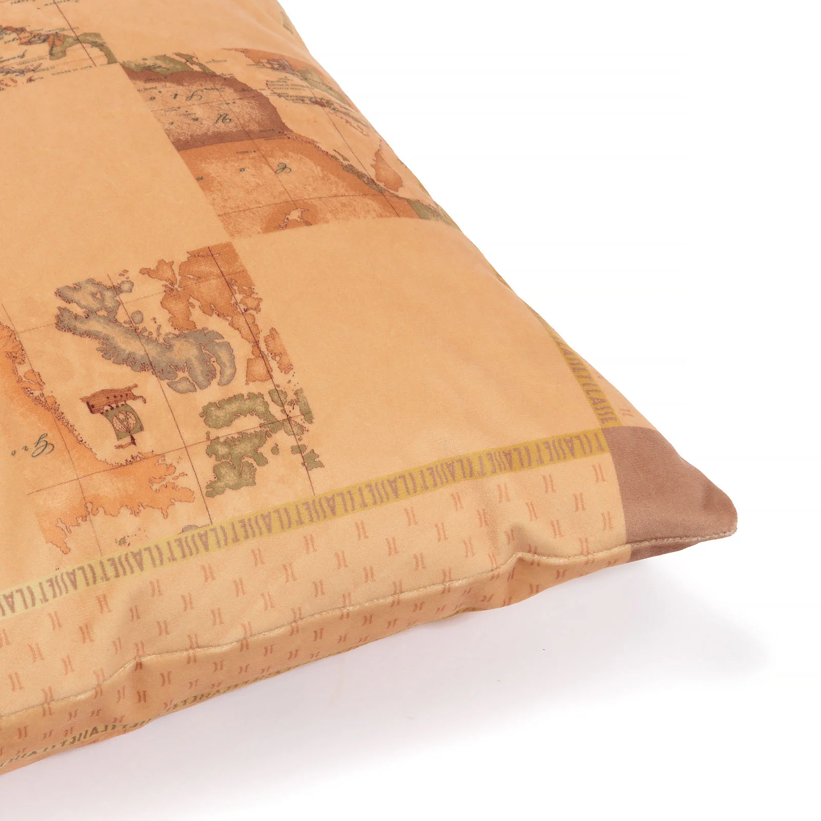Cuscino Arredo In Velluto Geo Classic Road Cm. 50X50 Unica Alviero Martini 1A Classe