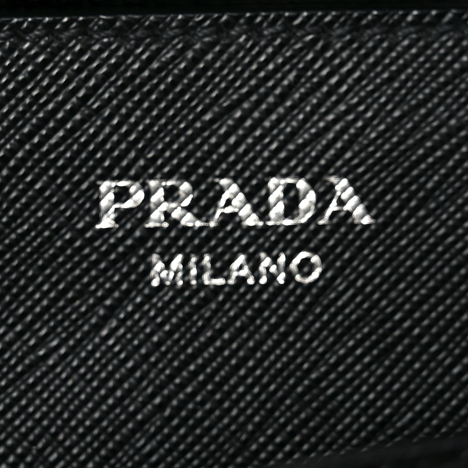 Nylon Saffiano Top Handle Bag Black - Top Club