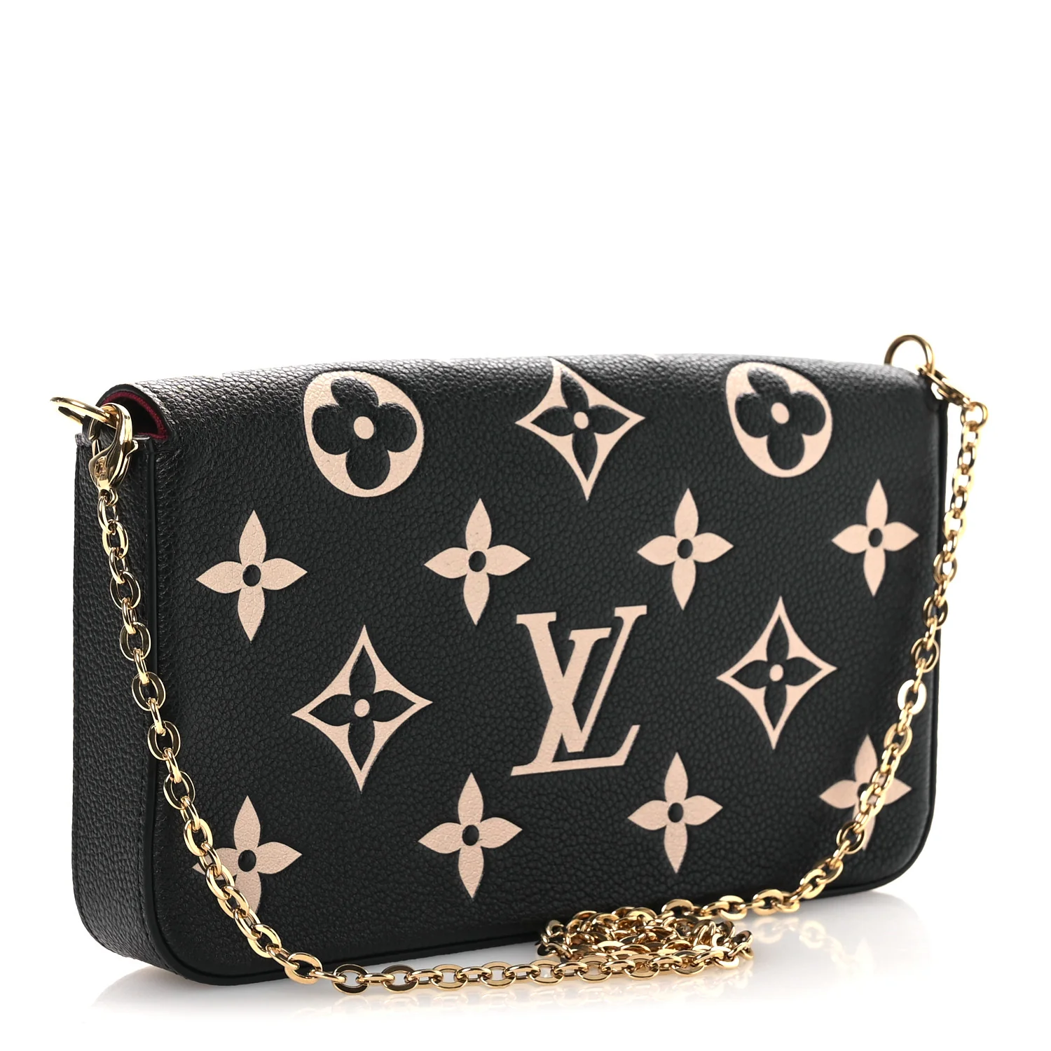 Empreinte Monogram Giant Felicie Pochette Black Beige - Top Club