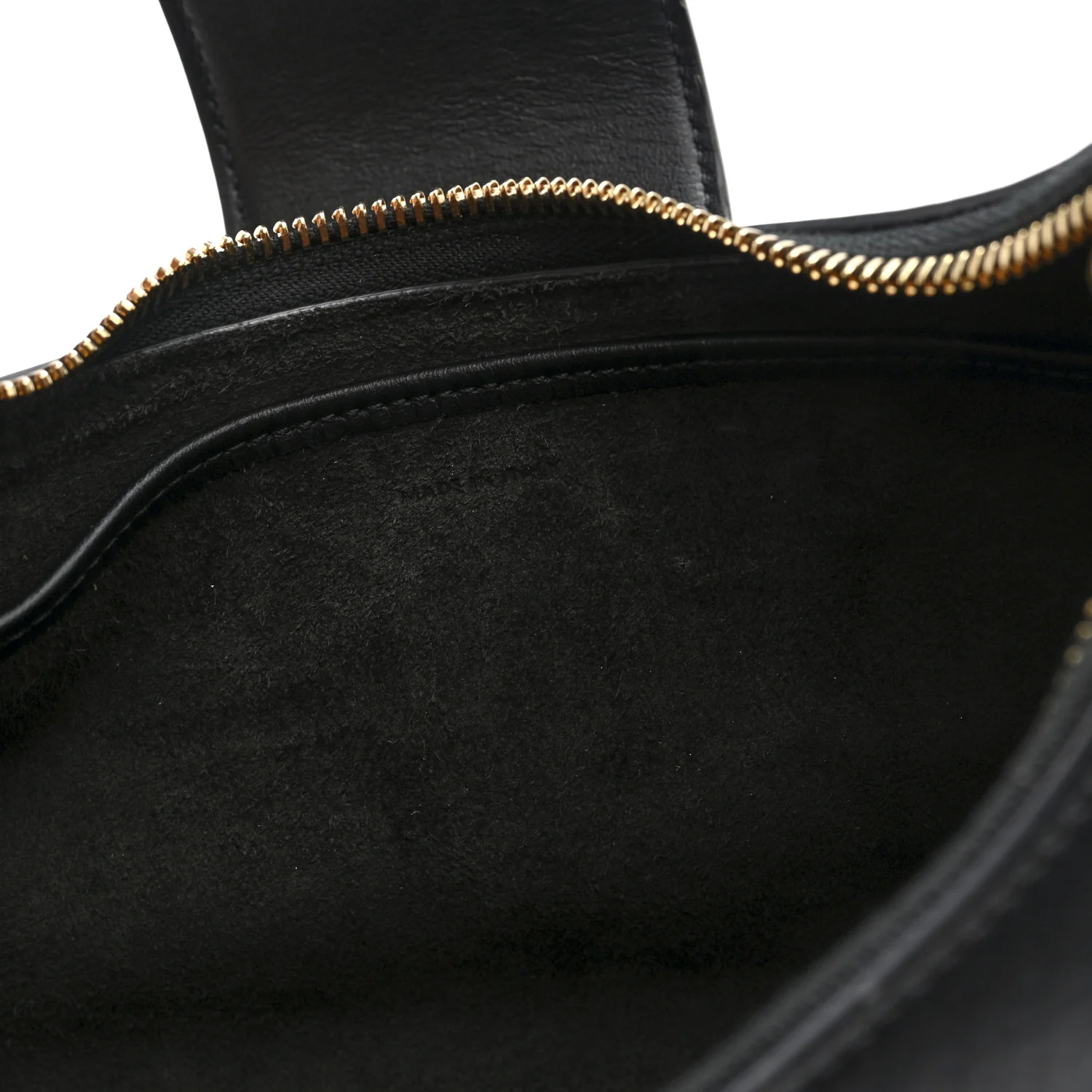 Smooth Calfskin Medium Strap Ava Triomphe Shoulder Bag Black - Top Club