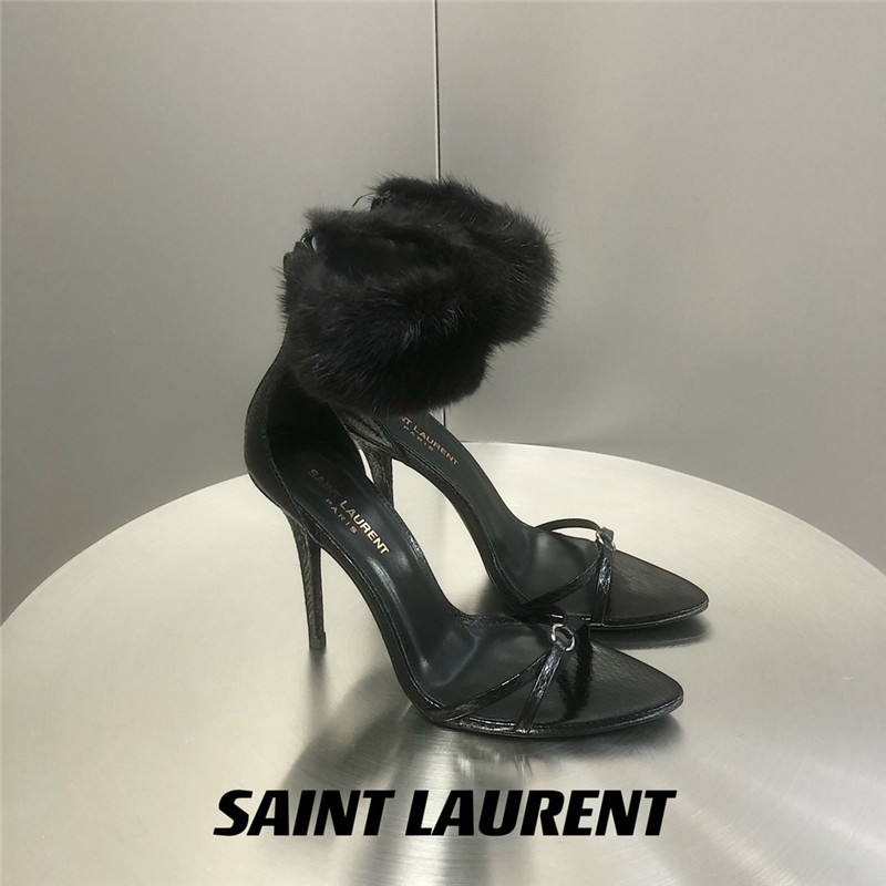 YSL mink high heels - Sneaker Replica Workshop