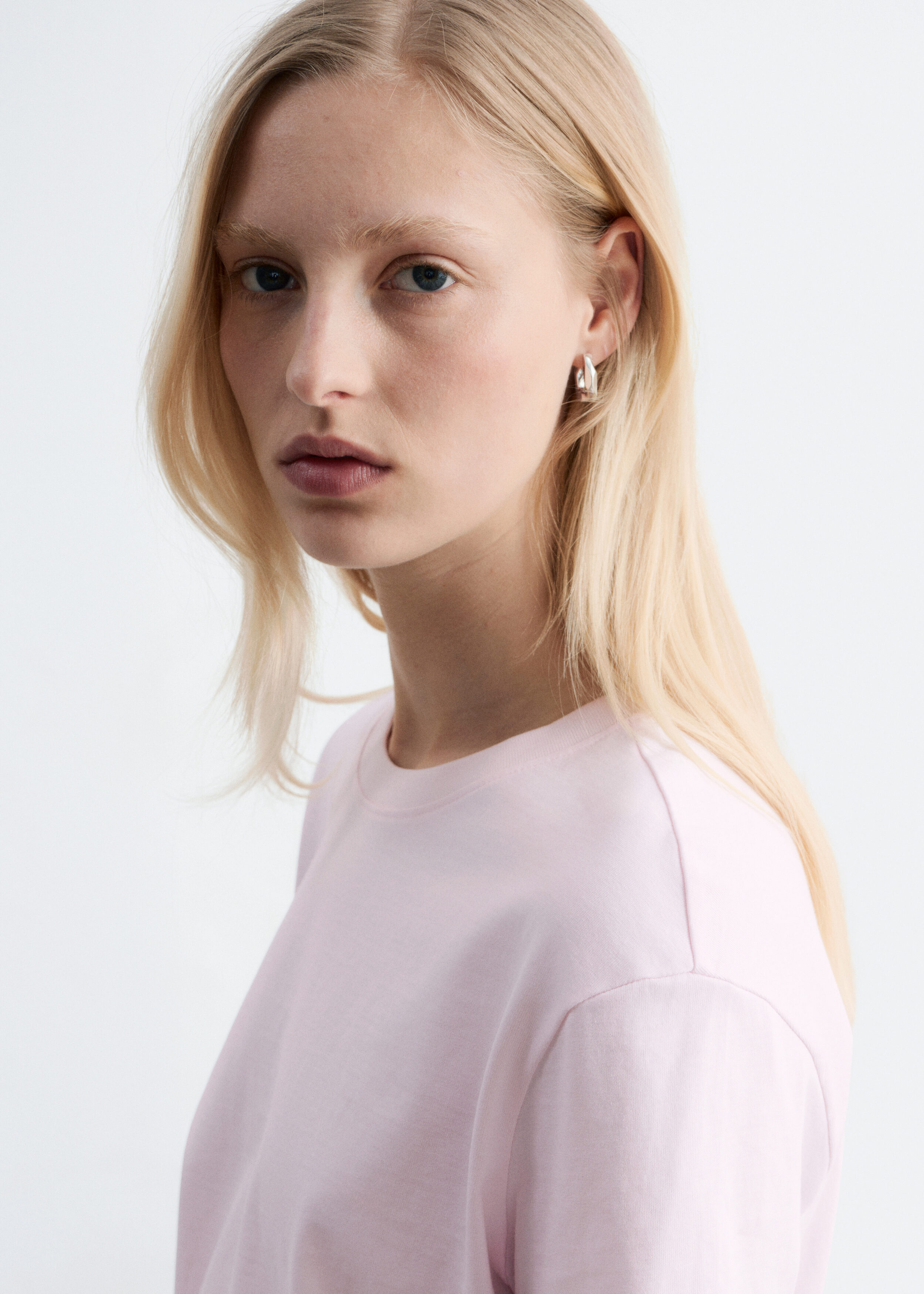 & Other Stories COTTON CREW-NECK T-SHIRT