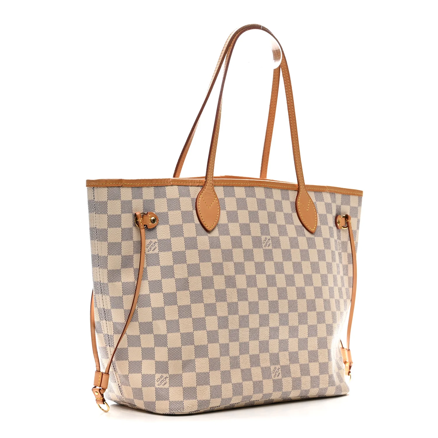 Damier Azur Neo Neverfull MM Rose Ballerine - Top Club