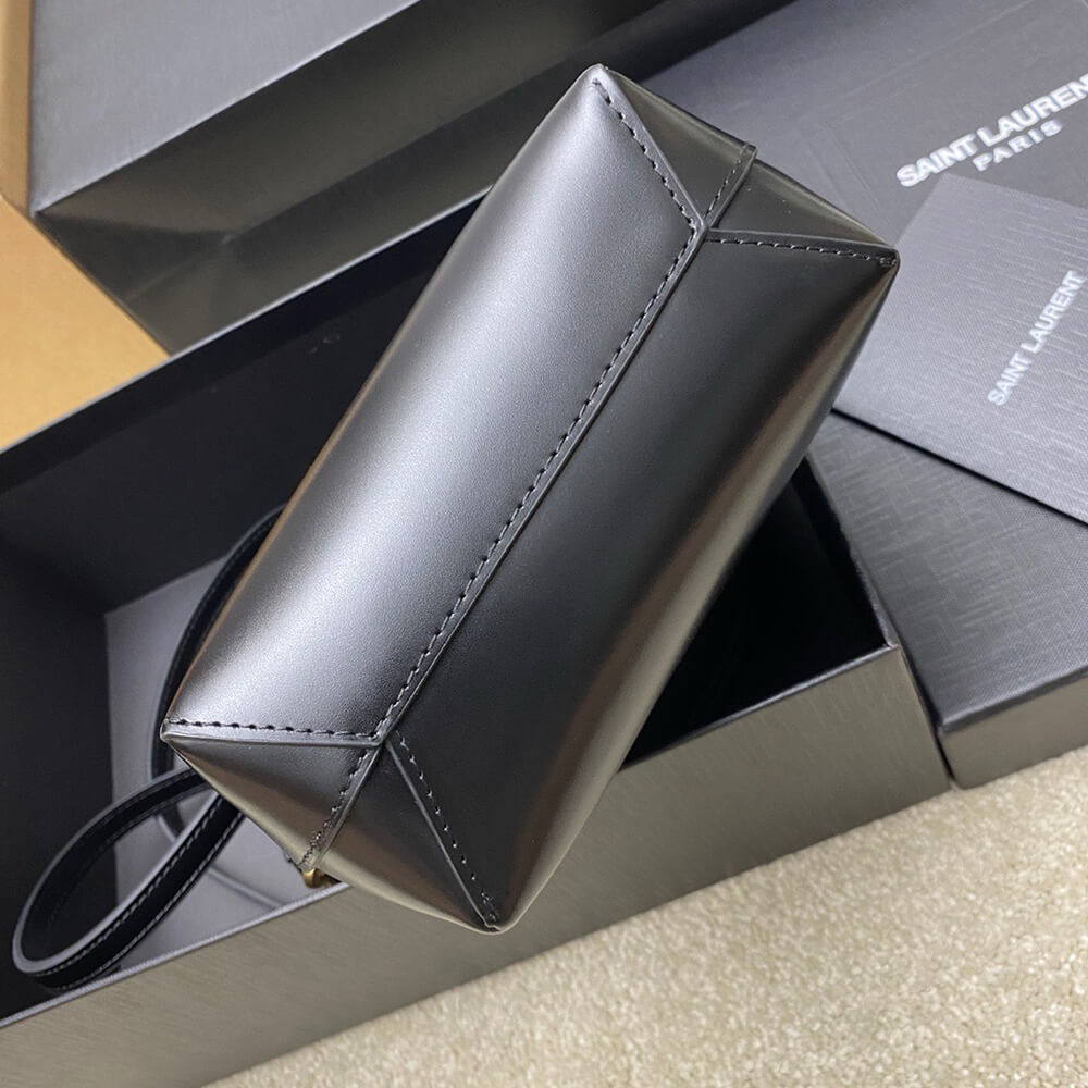 MINI TOY SHOPPING SAINT LAURENT IN BOX LEATHER - Top Club