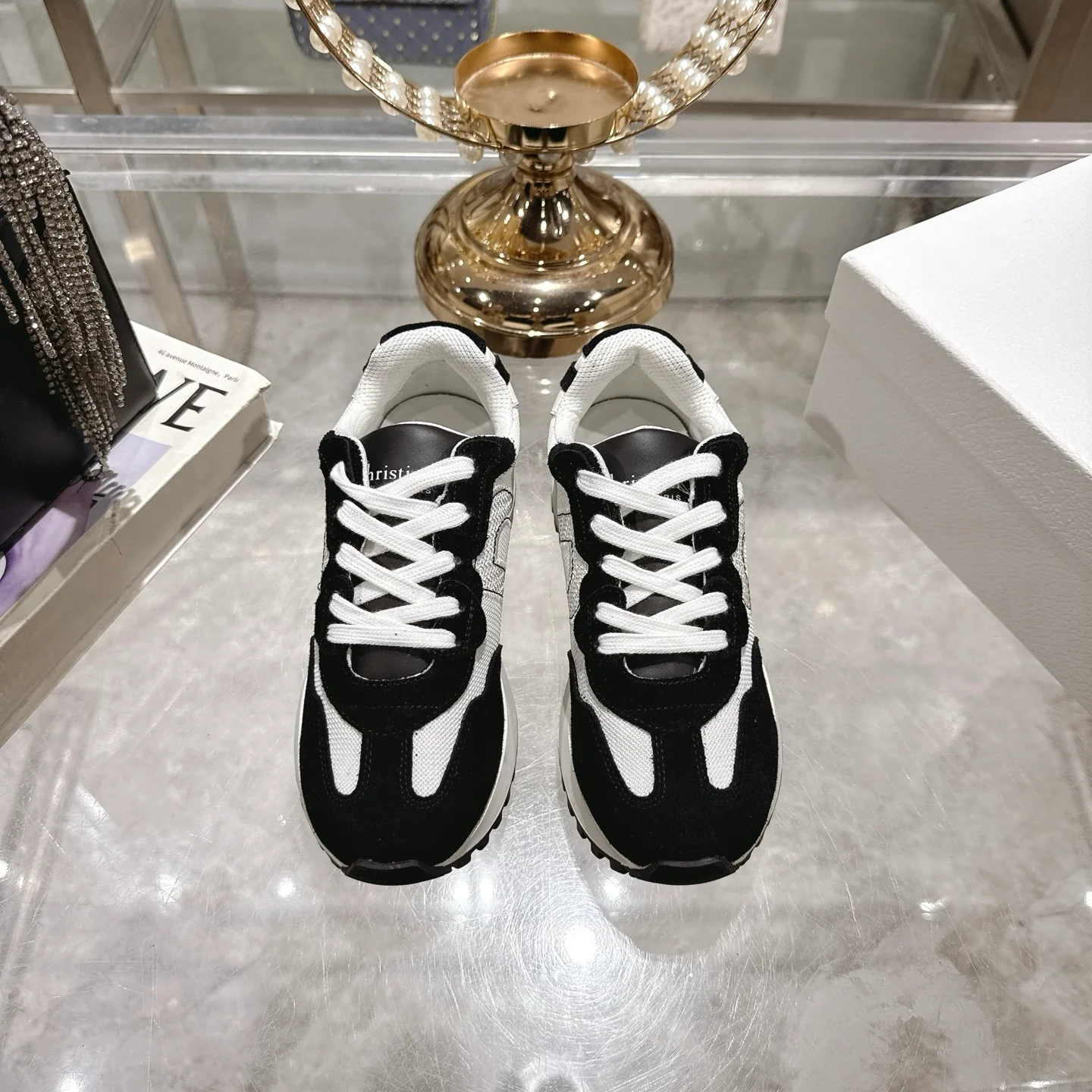 Dior Women's Black And White Sneakers For Chic Casual Looks - Sneaker Replica Workshop