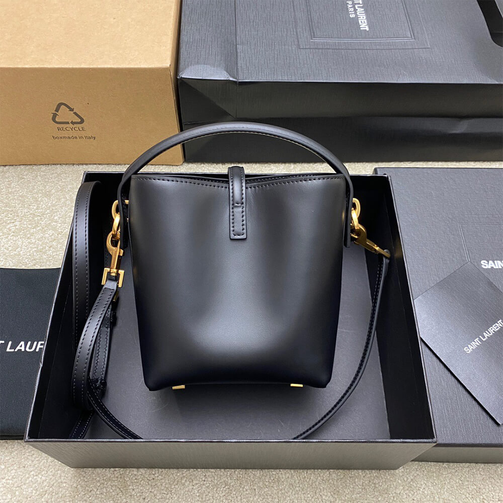 YSL LE 37 mini in shiny leather - Top Club