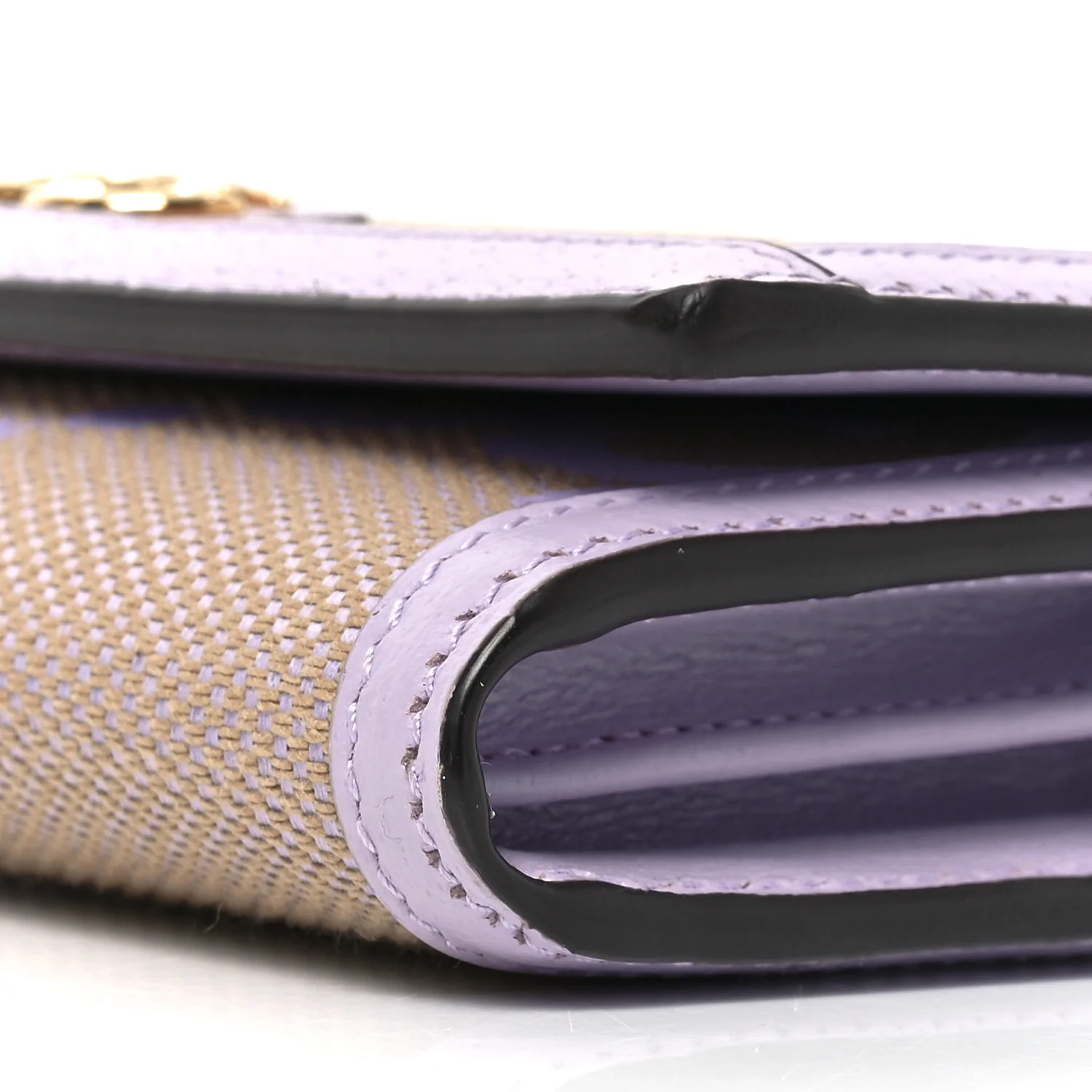 Monogram Jumbo GG Textured Dollar Calfskin Ophidia Continental Wallet On Chain Beige Lapis - Top Club