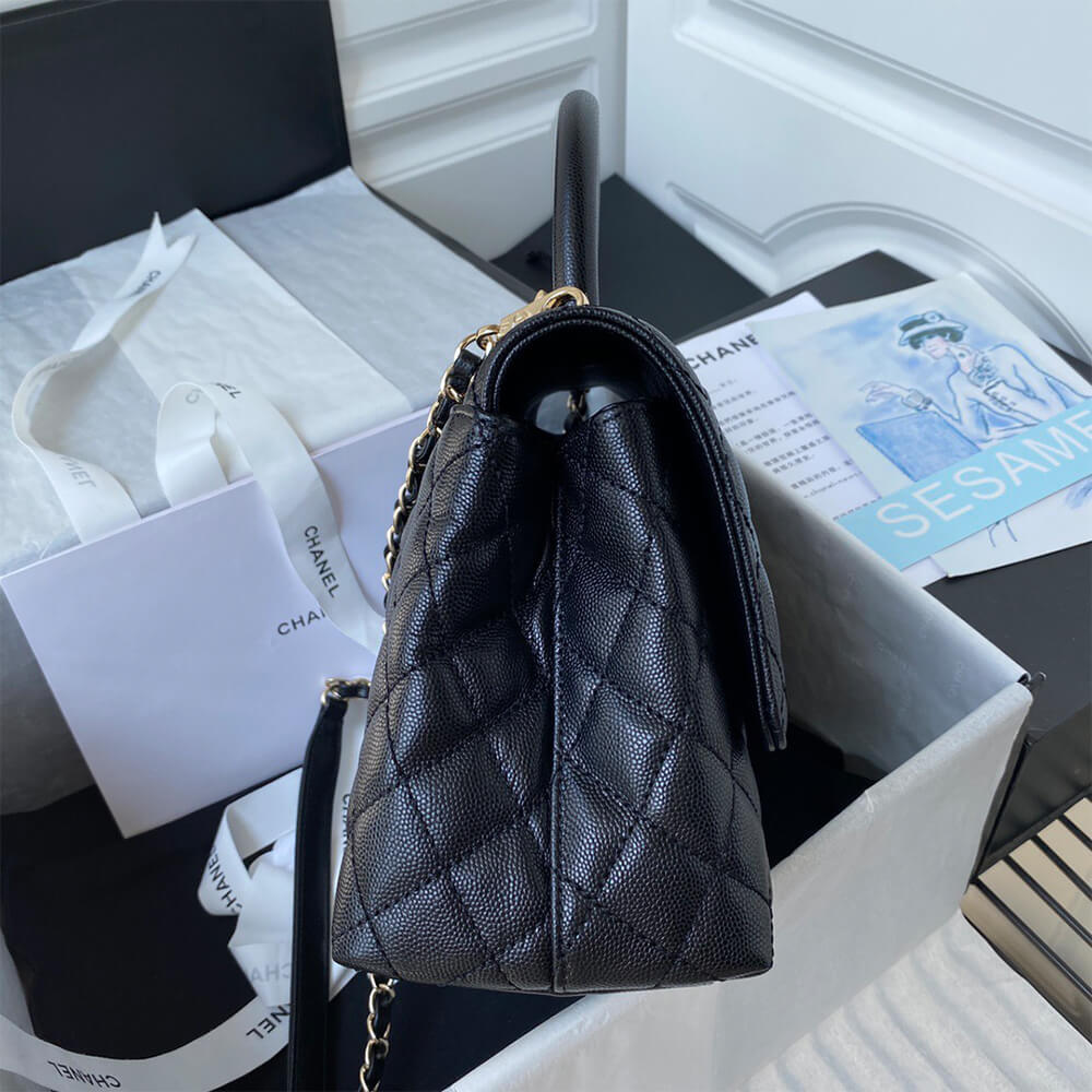 CHANEL Large Flap Bag With Top Handle(high-end grade) - Top Club