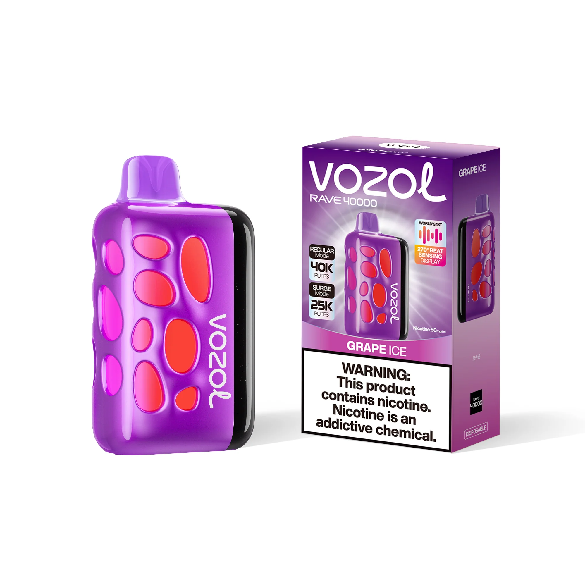 VOZOL RAVE 40K Disposable Vape (All Flavours)