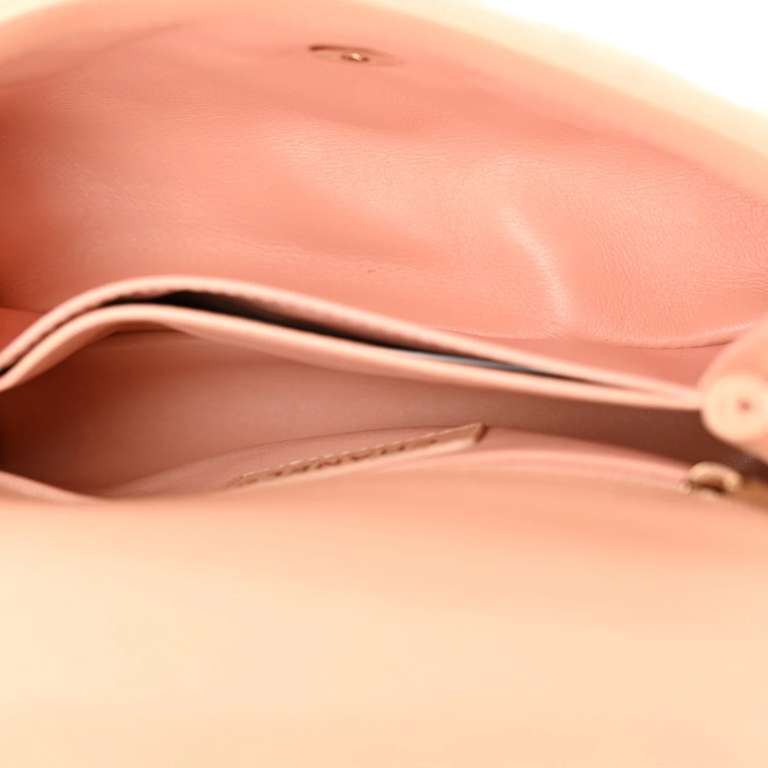 Caviar Quilted Mini Coco Handle Flap Light Pink - Top Club