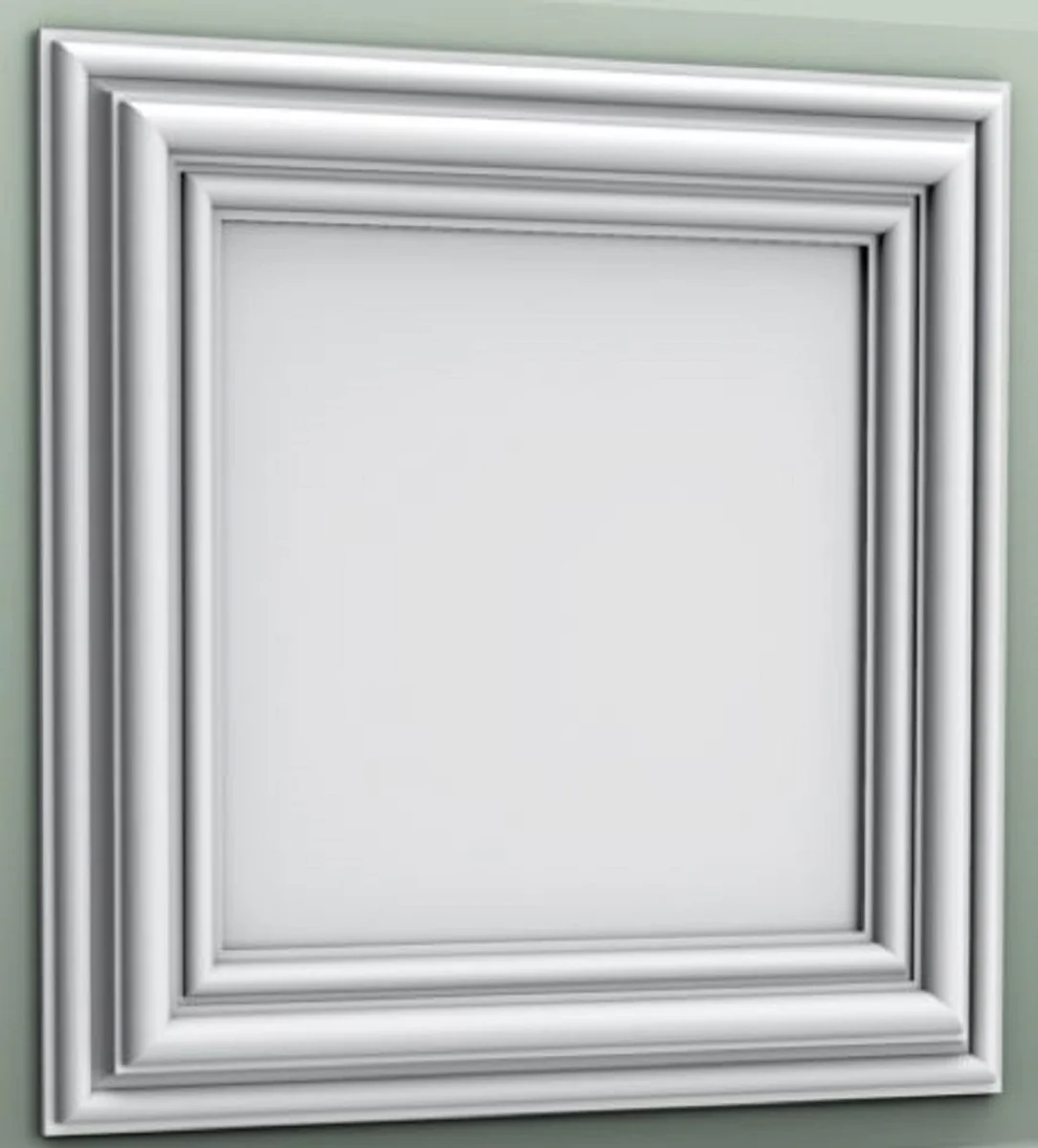 Wall panel / ceiling panel white 50 x 3.2 x H. 50 cm - Baroque & Art Nouveau decorative accessories