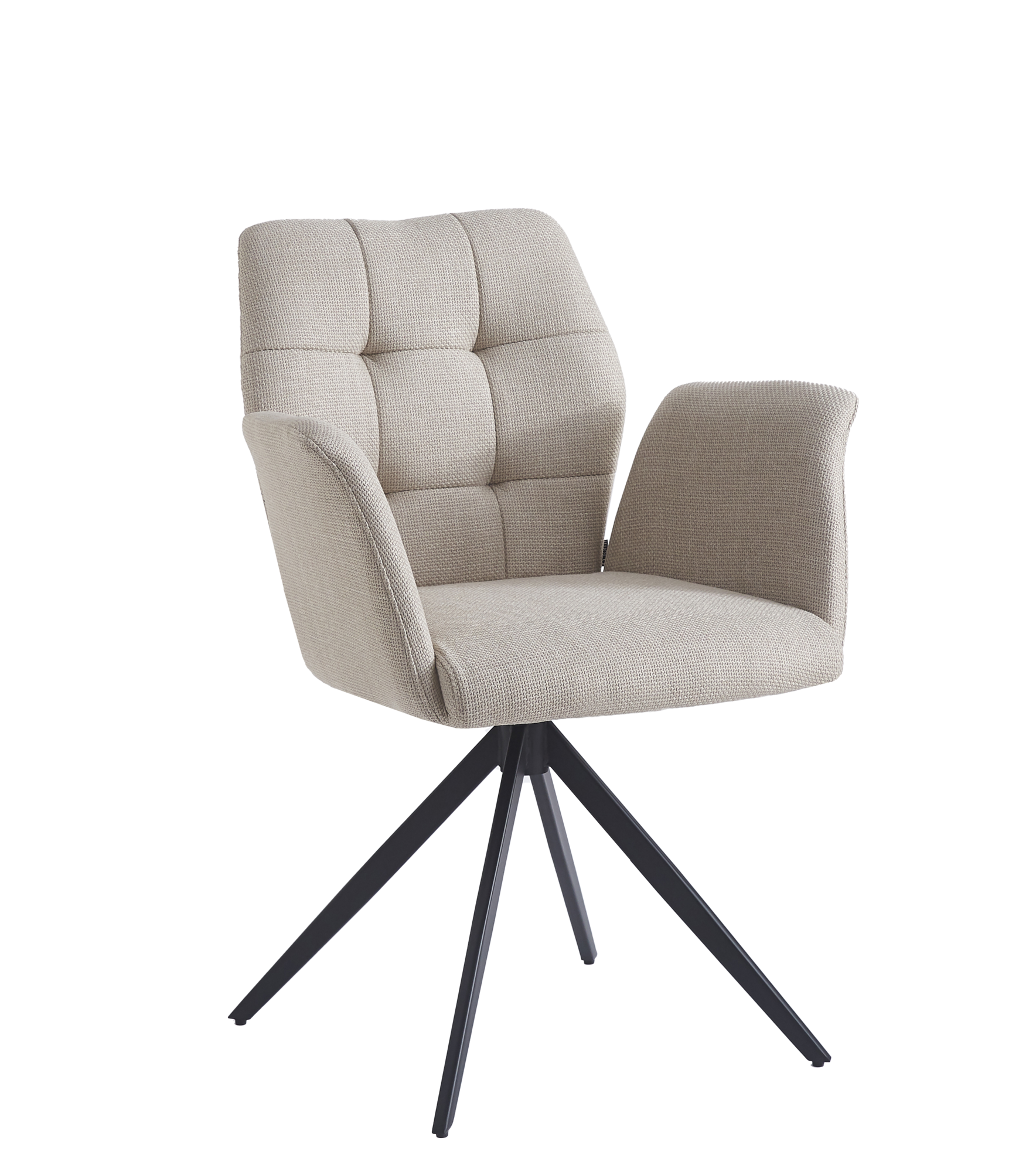 Ella draaistoel stof beige